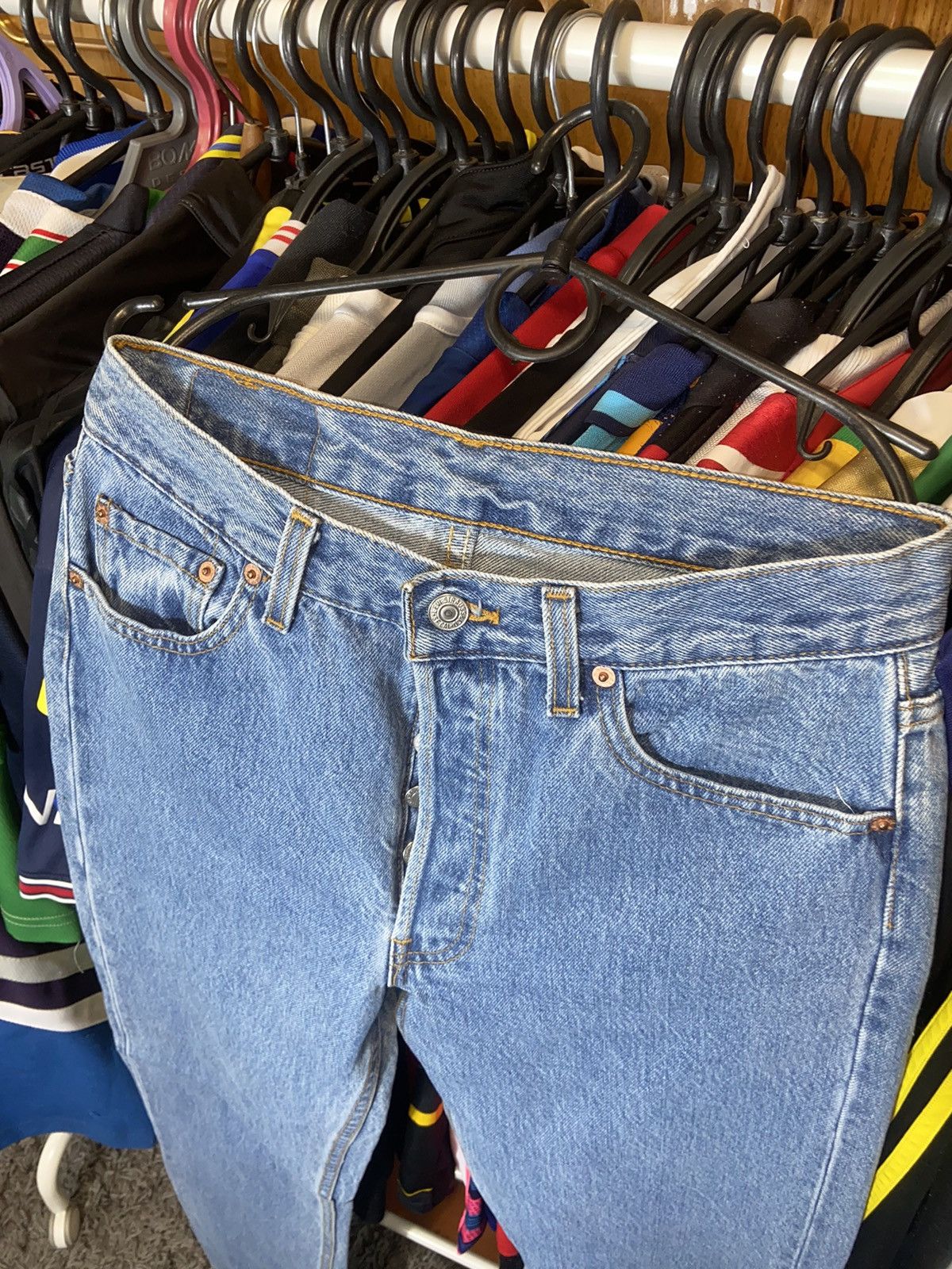 Levi's Vintage Clothing × Vintage LEVIS VINTAGE 501 MADE IN USA PANTS 30/36 SIZE Size US 30 / EU 46 - 5 Thumbnail