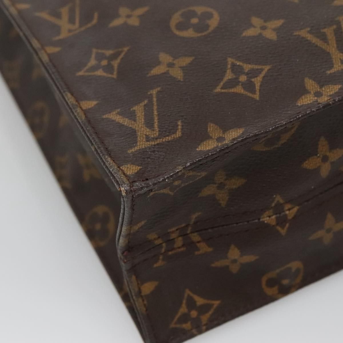 Louis Vuitton LOUIS VUITTON Monogram Sac Plat Hand Bag M51140 Size ONE SIZE - 14 Thumbnail
