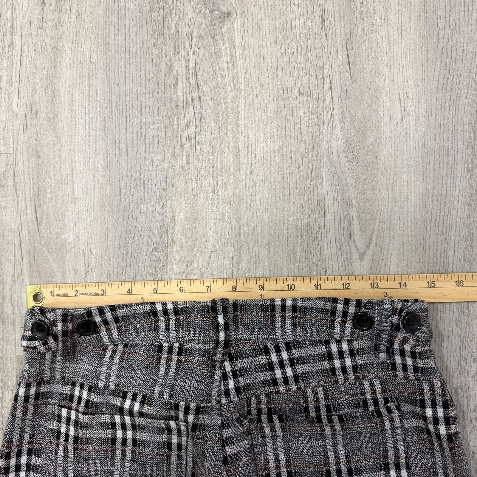 Other YoungLA Dapper Dress Pants Mens 30x30 Plaid Check Stretch Size US 30 / EU 46 - 7 Thumbnail