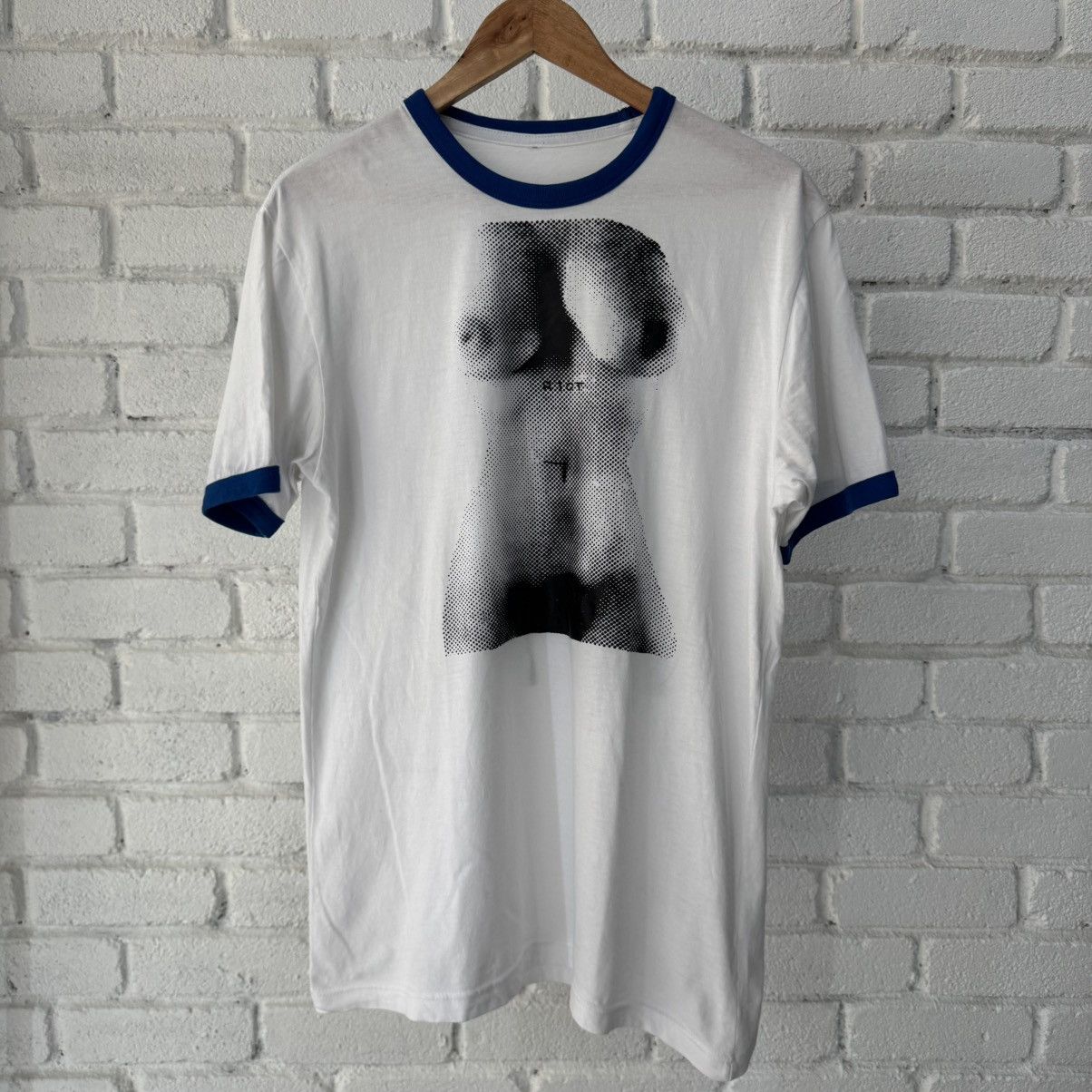 Japanese Brand Naked Print Ringer Tee Size US L / EU 52-54 / 3 - 3 Thumbnail