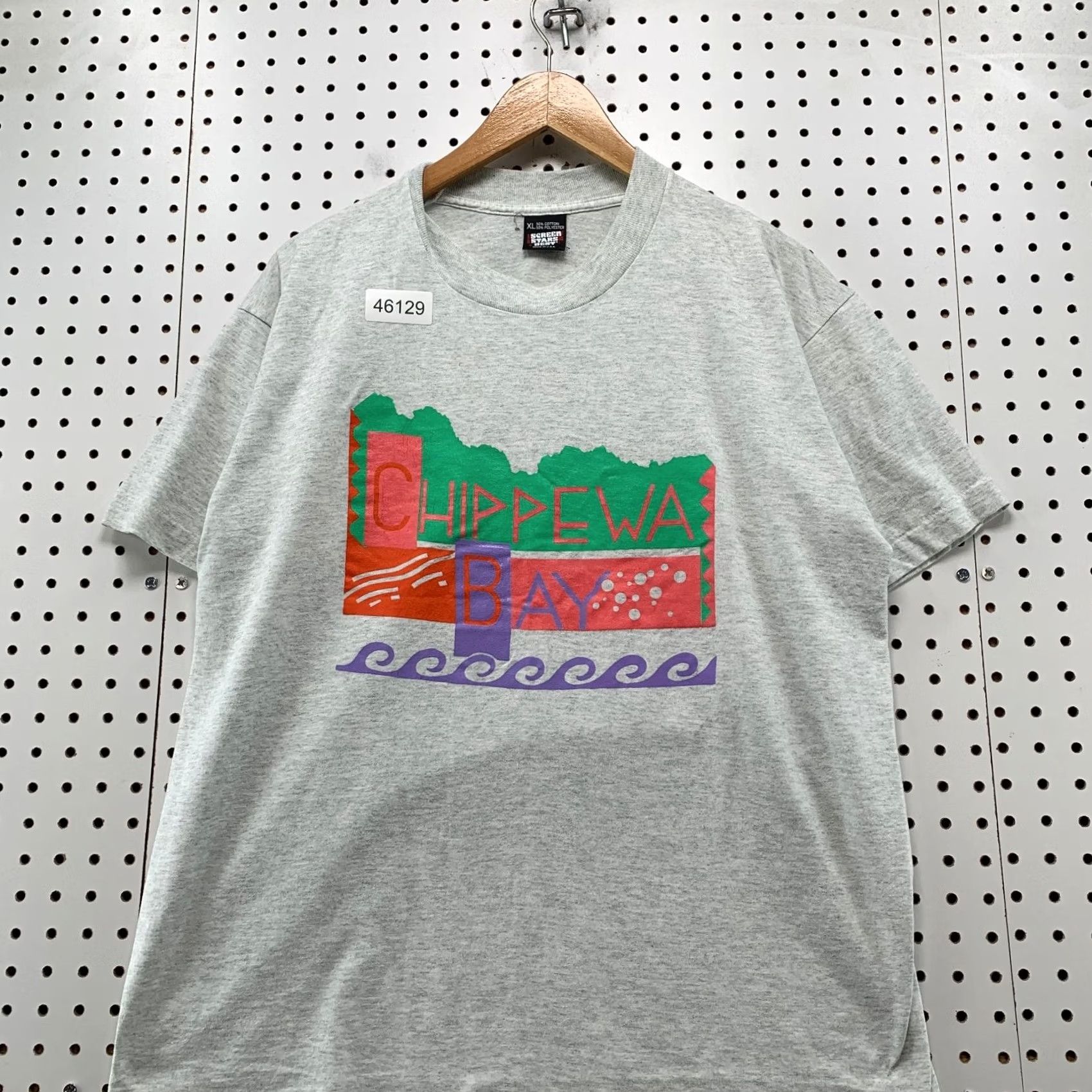 Vintage VINTAGE Chippewa Bay Shirt Mens XL Gray 90s USA Made Shirt Size US XL / EU 56 / 4 - 2 Thumbnail