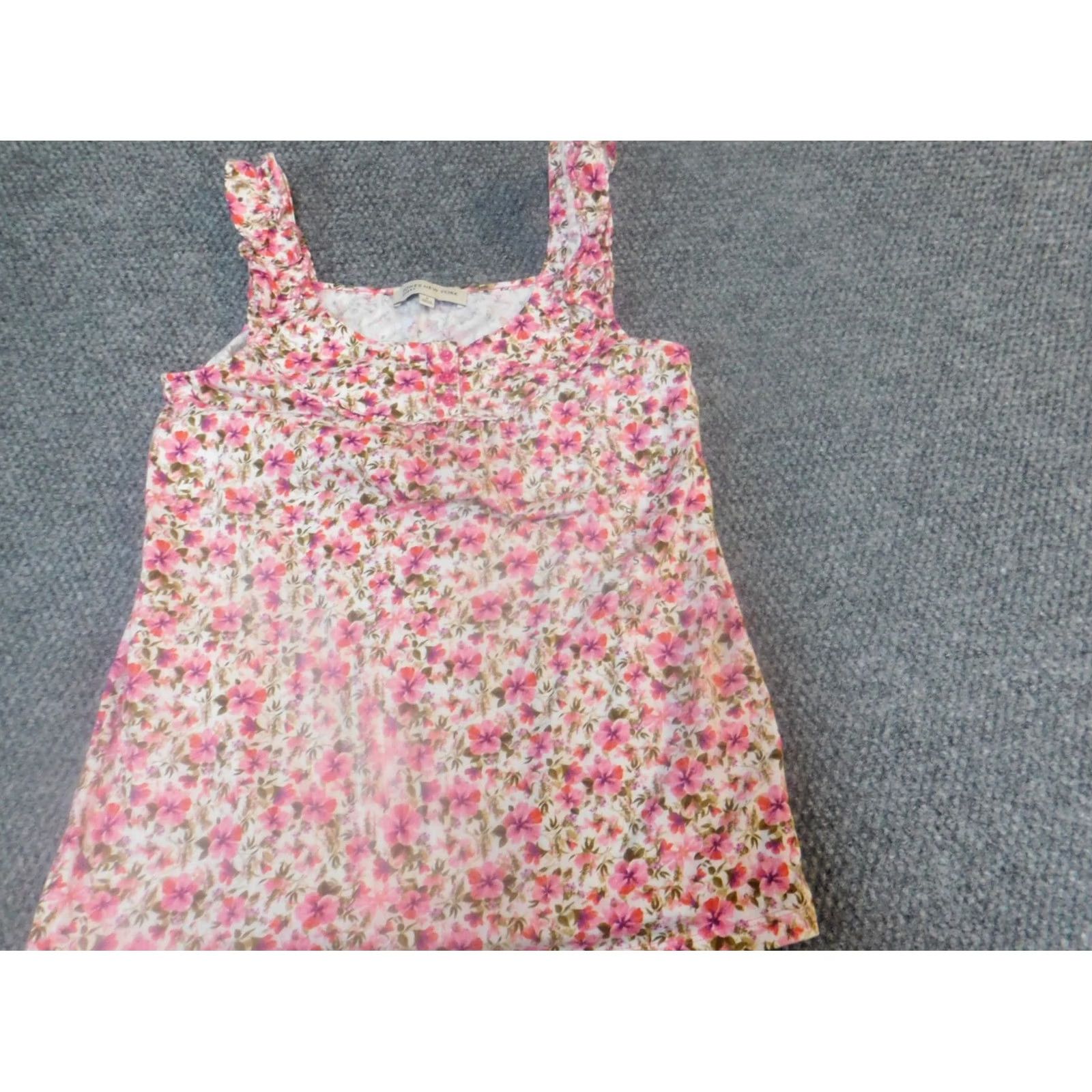 Jones New York Jones New York Blouse Small Red Floral stretch pullover Womens Size S / US 4 / IT 40 - 5 Thumbnail