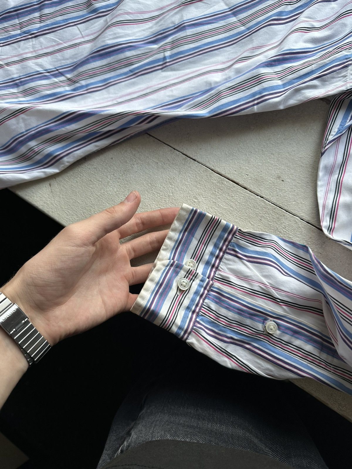 Other 🚨 VNTG Y2K Polo Ralph Lauren Shirt flannel RARE long SLEEVE Size US XL / EU 56 / 4 - 18 Thumbnail