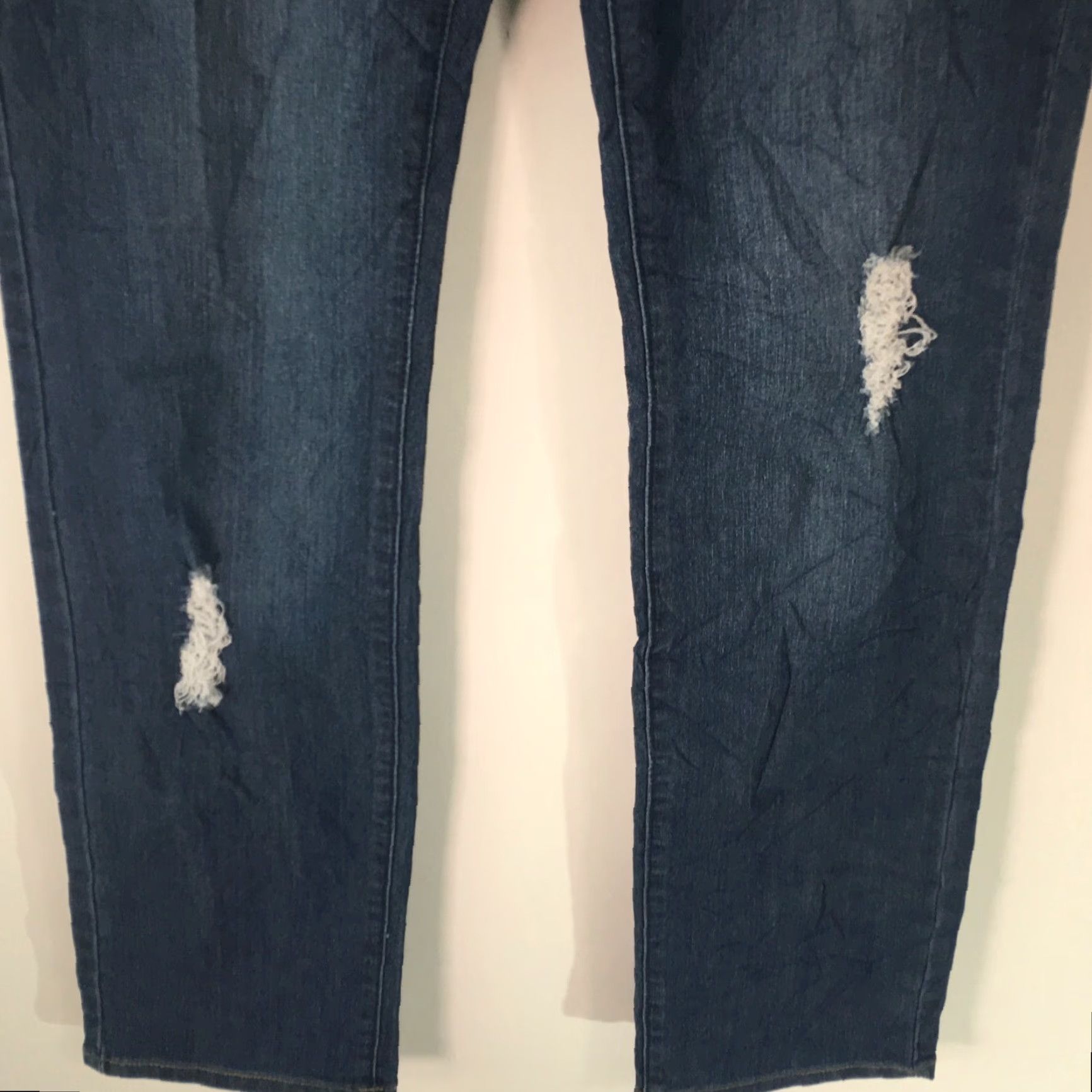 Denime VINTAGE Ecko Red Womens Jeans Distressed Blue Denim Size 13 Regular Low Rise Stretch 34 Inseam 5-Pocket Design Mens? Size 34" / US 12 / IT 48 - 5 Thumbnail