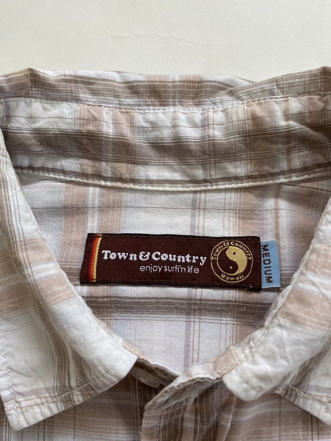 Billabong × Vintage Vintage T&C Surf Design Plaid Shirt Size US M / EU 48-50 / 2 - 2 Thumbnail