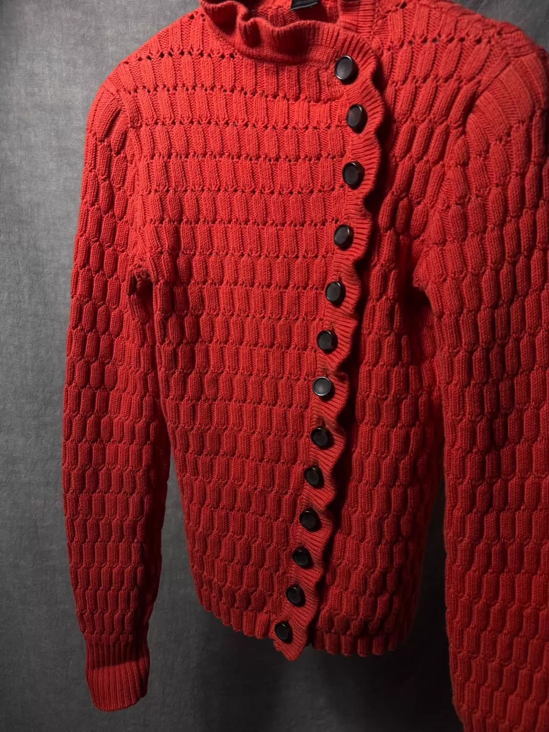 Marc Jacobs Marc by Marc Jacobs deconstructed wool knit sweater orange Size XS / US 0-2 / IT 36-38 - 5 Thumbnail