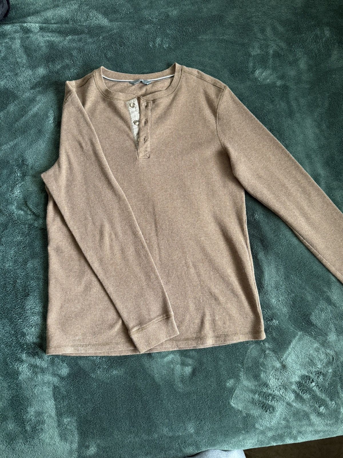 Other Brown Henley Shirt Size US L / EU 52-54 / 3 - 2 Thumbnail