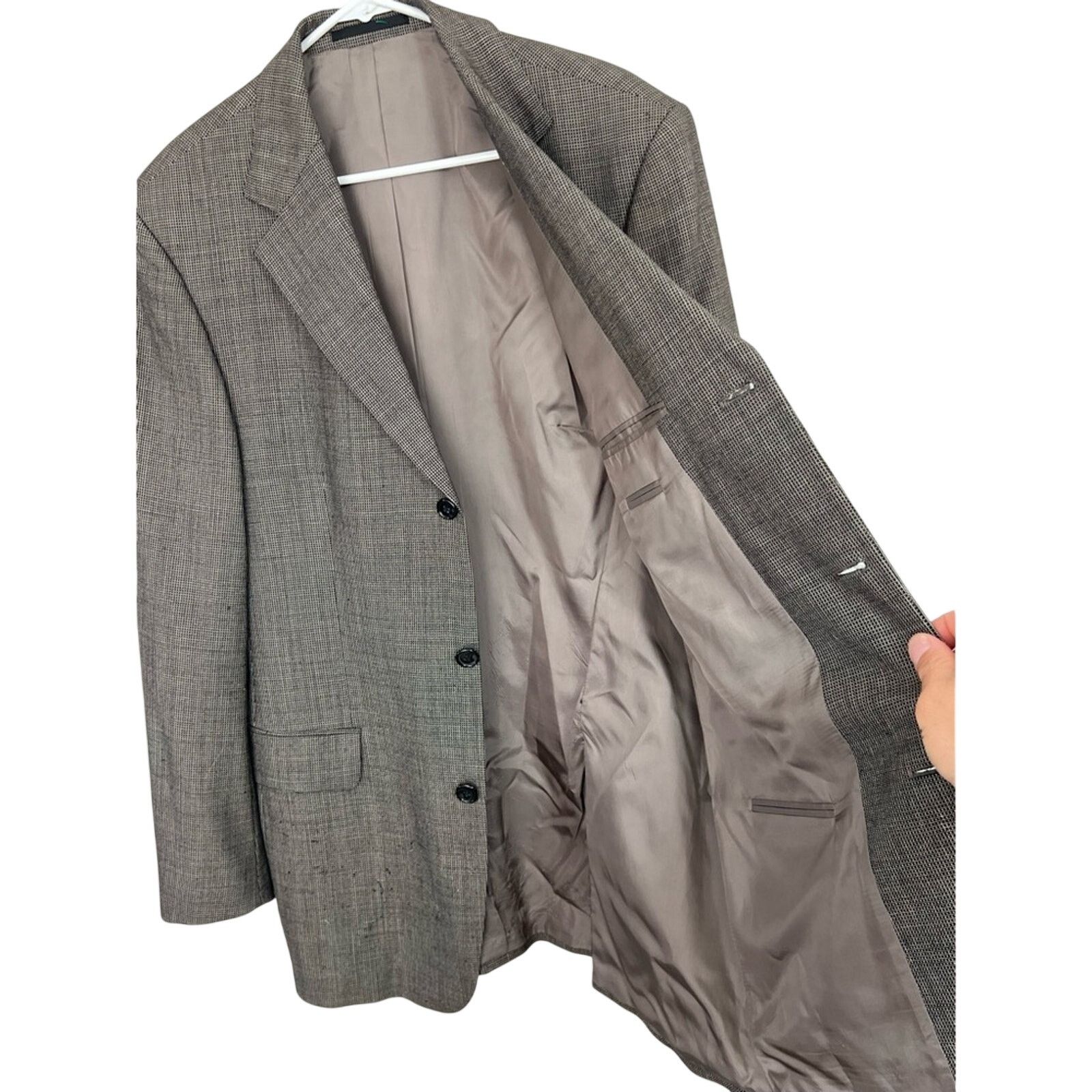 Hugo Boss Hugo Boss Twill Blazer 42L Artemis Sport Coat Jacket Wool Size 42L - 5 Thumbnail