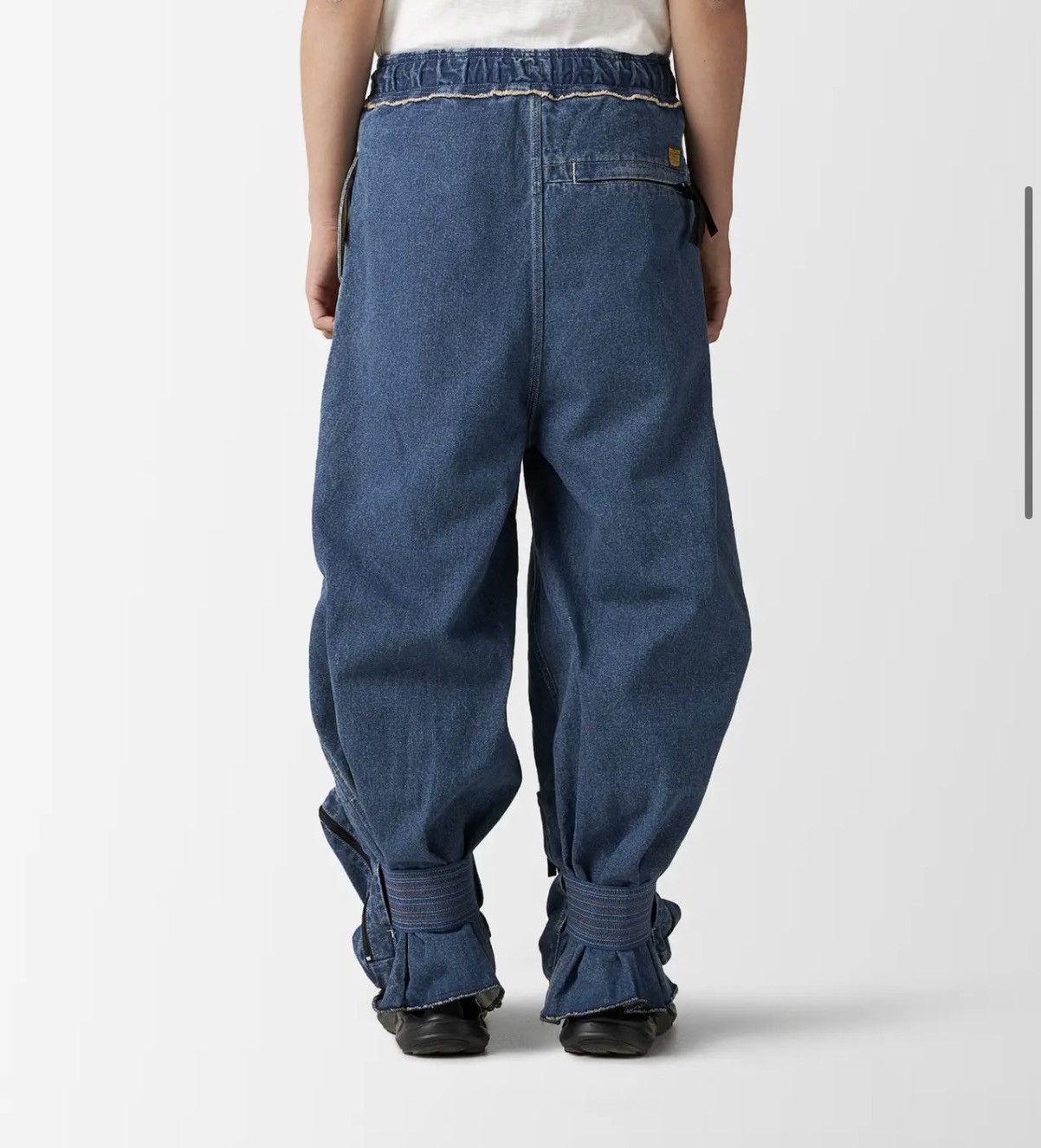 Kapital Kapital 12.5oz Denim East Coast Repair Man Track Pants Size US 30 / EU 46 - 12 Thumbnail