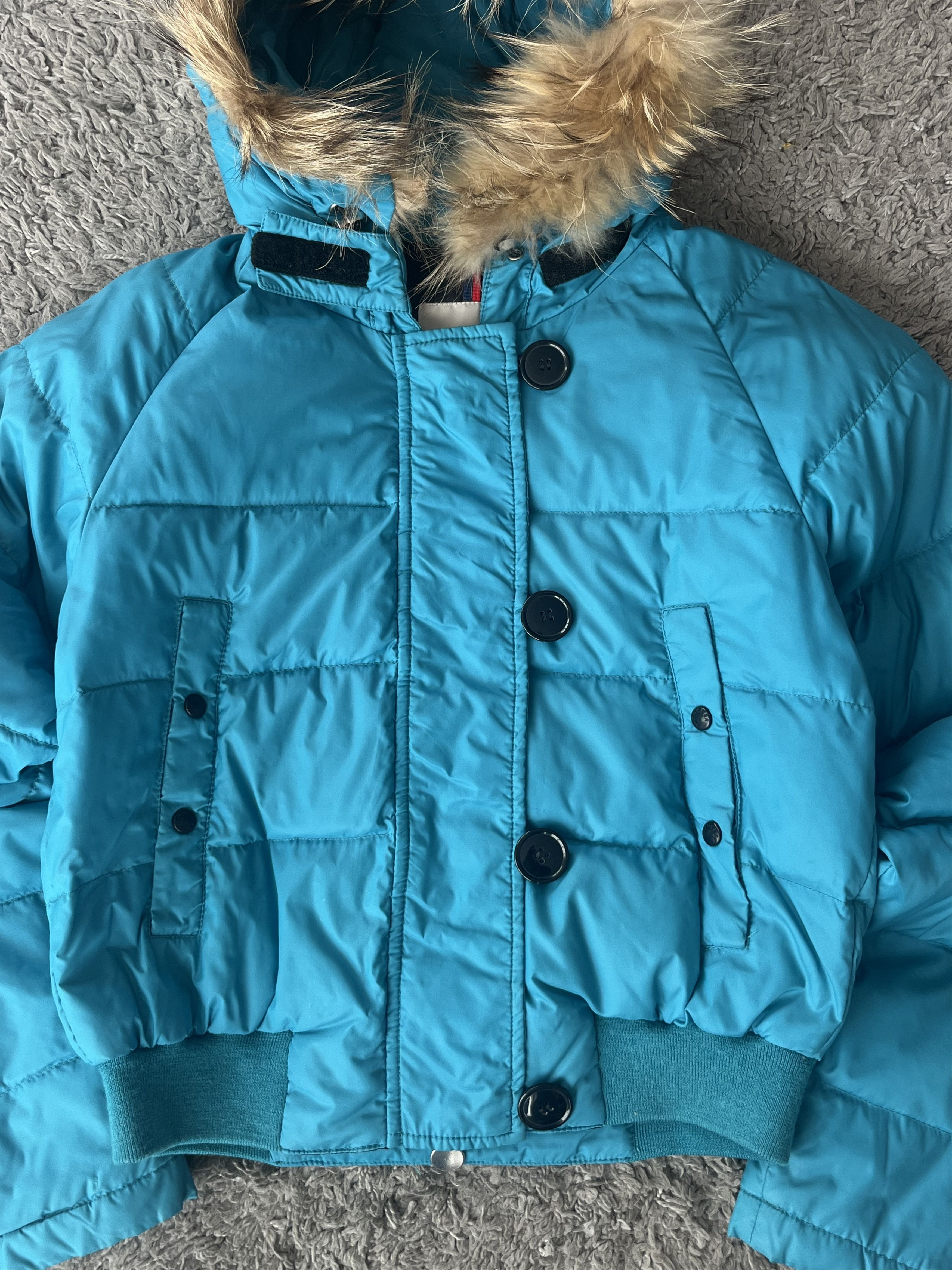Moncler MONCLER Alpin Quilted Down Puffer Jacket Hooded Blue Color Size S / US 4 / IT 40 - 5 Thumbnail