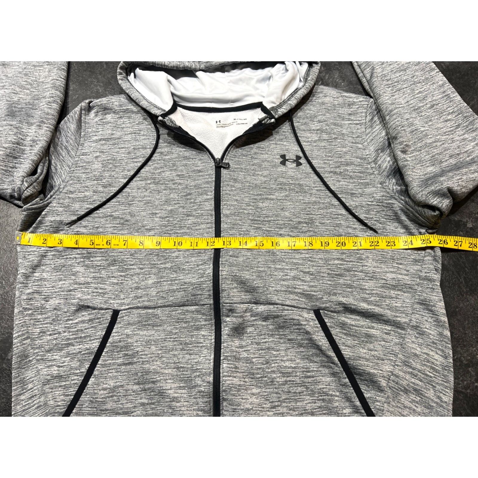 Under Armour Under Armour Hoodie XL Full Zip Heather Gray Sports Outdoor Mens Size US XL / EU 56 / 4 - 6 Thumbnail