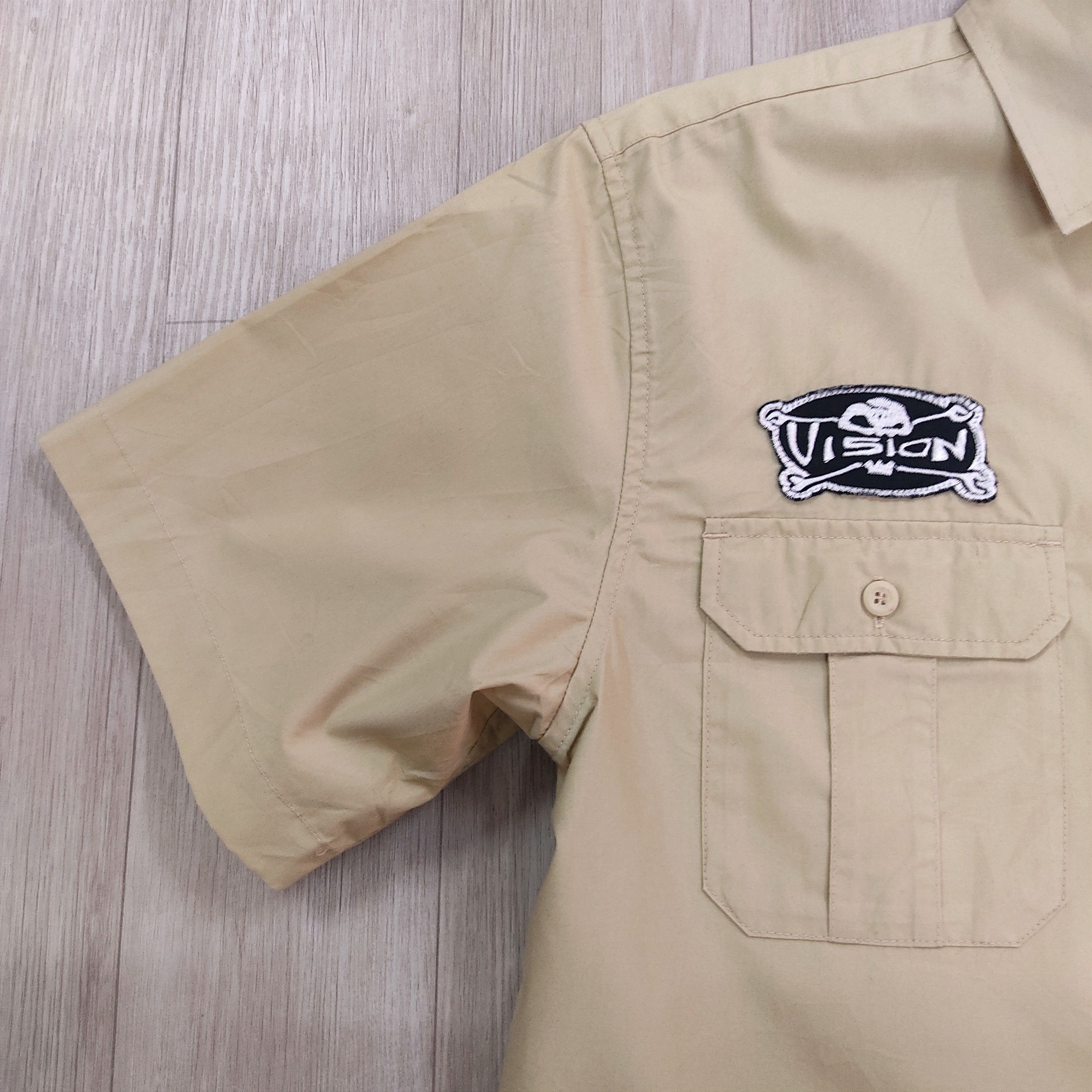 Vision Streetwear VISION STREETWEAR Buttons Up & Patched Works Shirts Size US M / EU 48-50 / 2 - 6 Thumbnail