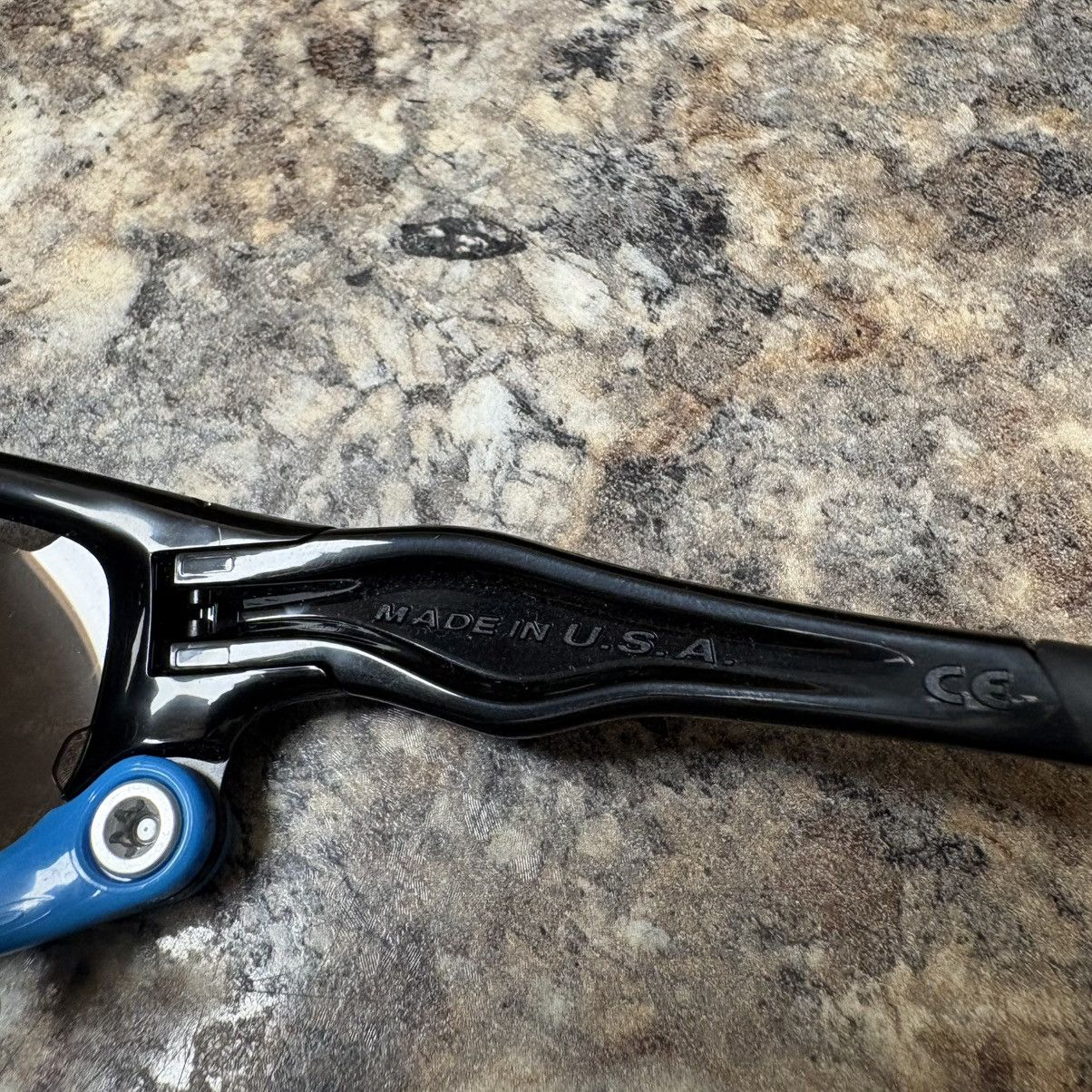 Oakley Oakley Split Jacket Black / Blue Black Iridium Polarized Size ONE SIZE - 7 Thumbnail