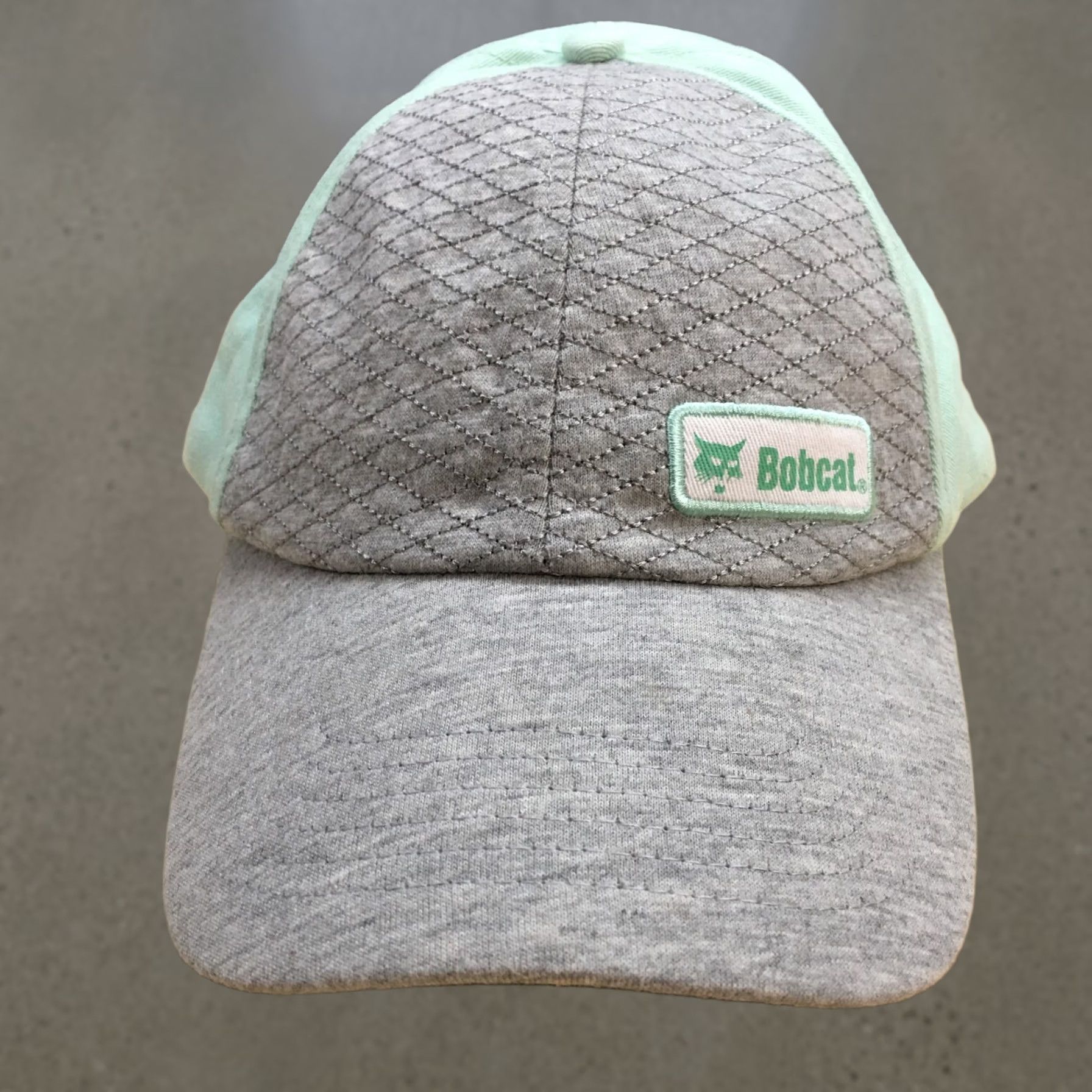 Vintage Bobcat Baseball Cap Hat Mens Green Gray One Size Curved Brim Casual Cotton Size ONE SIZE - 1 Thumbnail