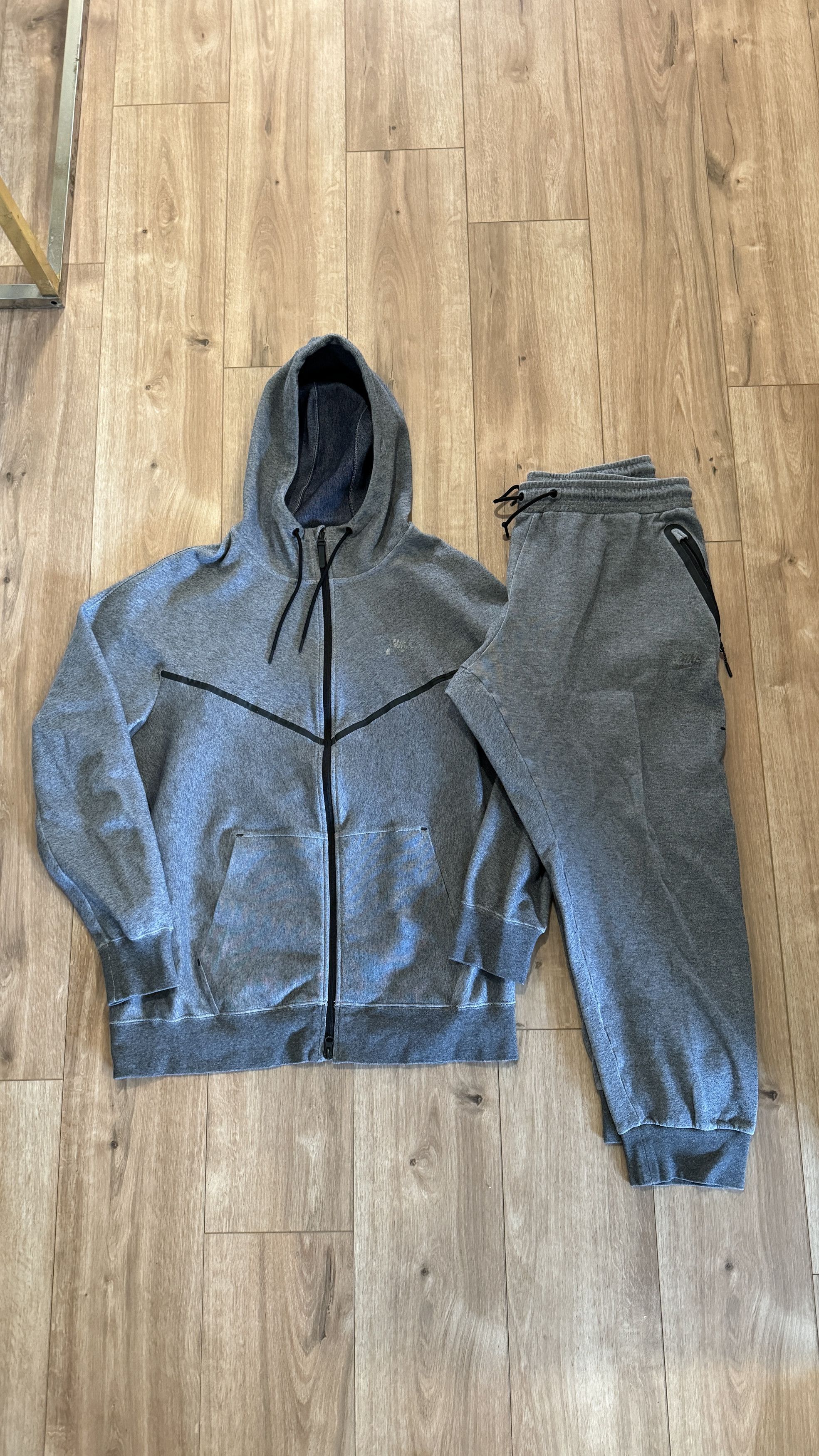 image of Nikelab X Kim Jones Tech Fleece “Grey” Sweatsuit Size Xxl, Men's