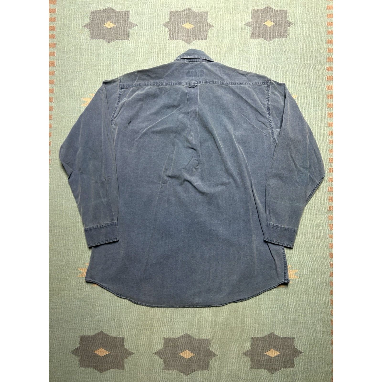 Vintage Gander Mountain Long Sleeve Button-Up Shirt Lightweight Cotton Blue Outdoor XL Tall Mens Size US XL / EU 56 / 4 - 5 Thumbnail