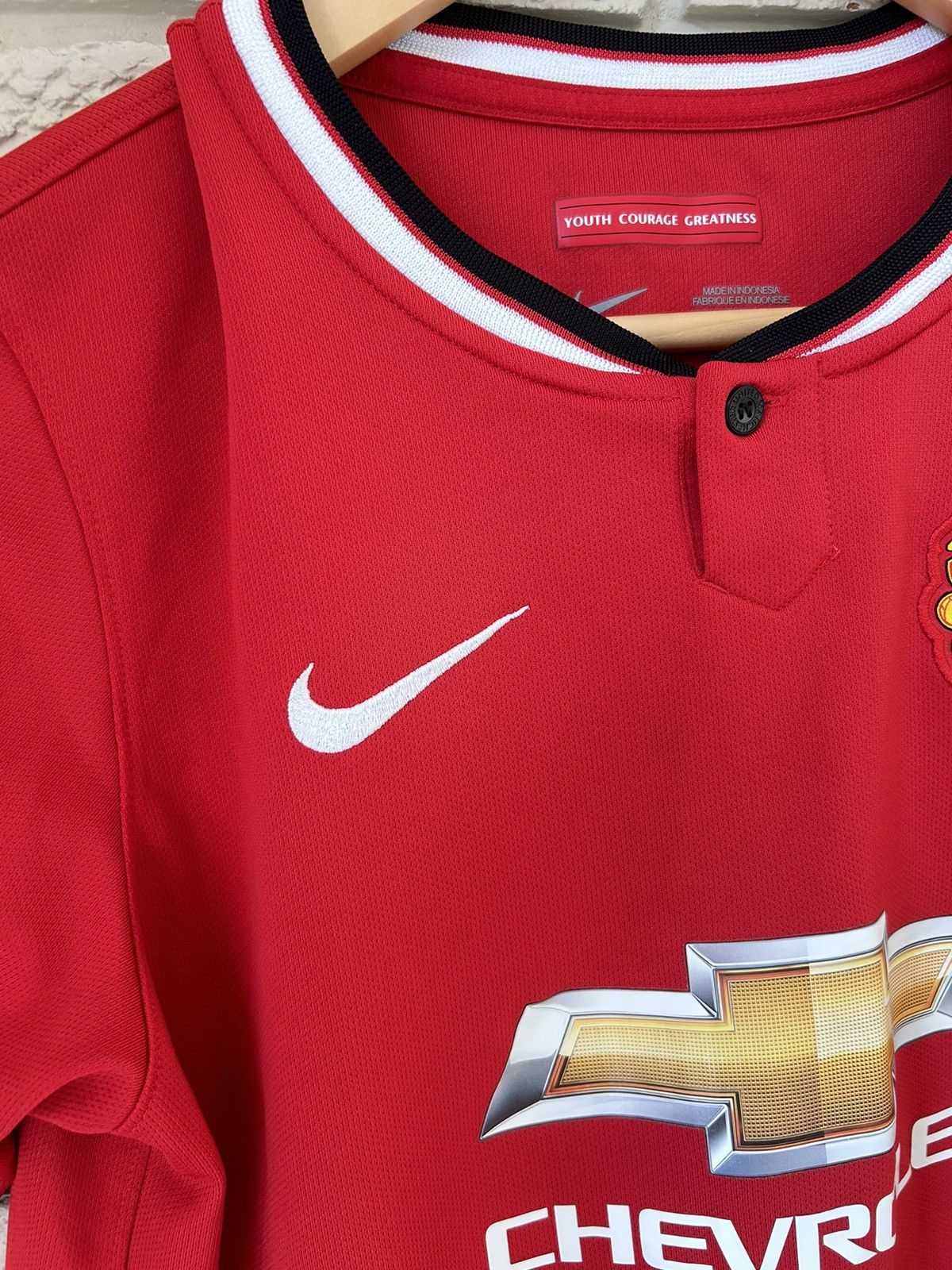 Nike × Vintage Nike Manchester United 2014 Soccer Jersey Size US S / EU 44-46 / 1 - 4 Thumbnail