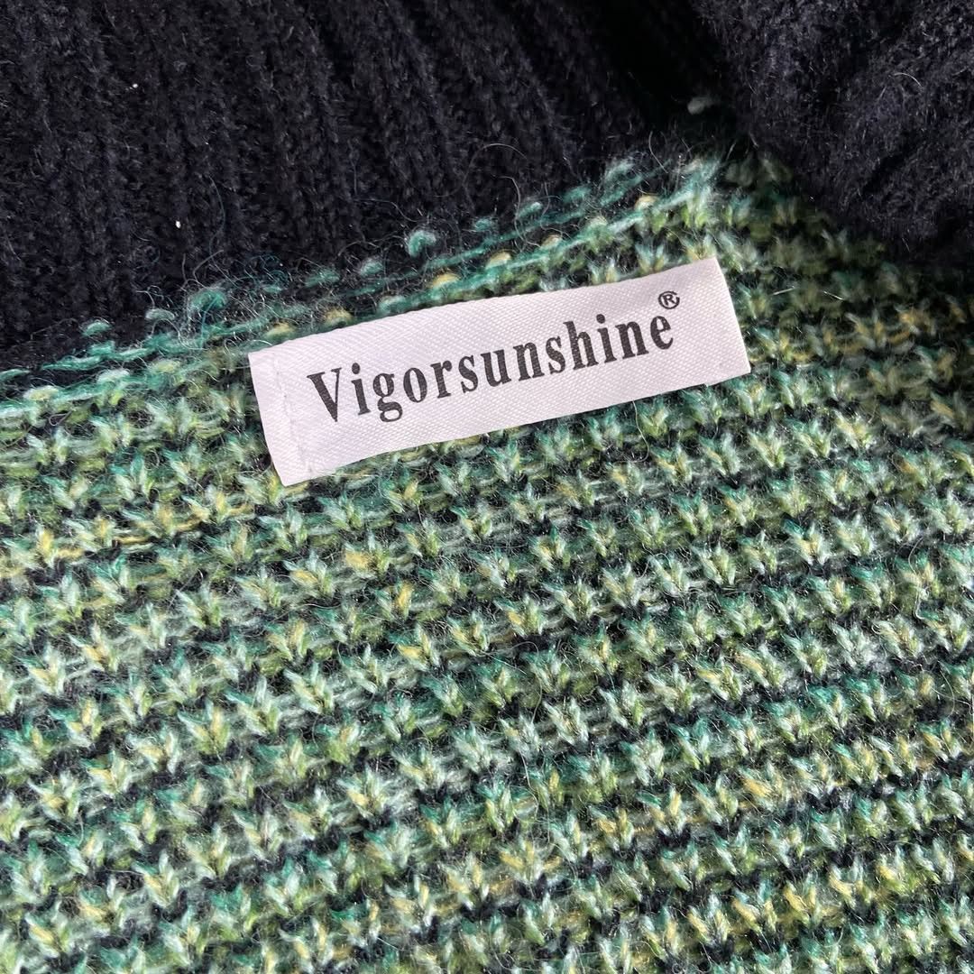 Aran Isles Knitwear × Vintage VIGORSUNSHINE Mohair Cardigan Size US M / EU 48-50 / 2 - 6 Thumbnail