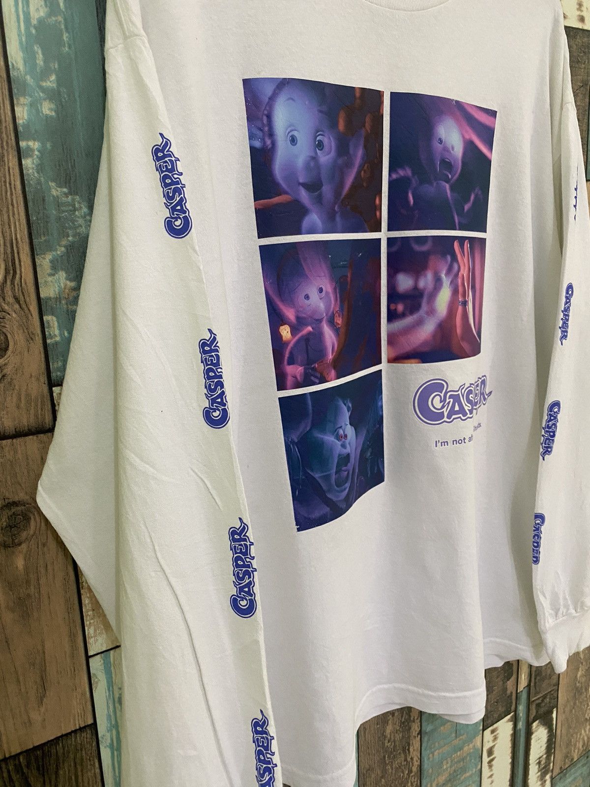 Cartoon Network × Japanese Brand Rare🔥 Casper X Milkboy L/S Tee Size US XL / EU 56 / 4 - 4 Thumbnail
