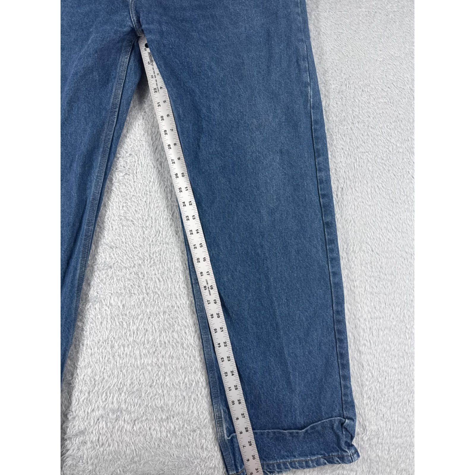 Carhartt Carhartt Jeans Adult 44 Blue Denim 100% Cotton Relaxed Fit Straight 42x32 Regular Mens Size US 44 / EU 60 - 7 Thumbnail