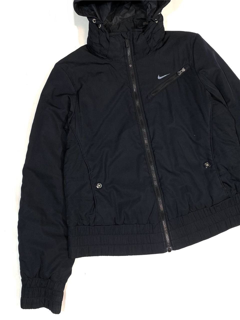 Nike × Vintage Nike Vintage Full Black Jacket Size M / US 6-8 / IT 42-44 - 5 Thumbnail