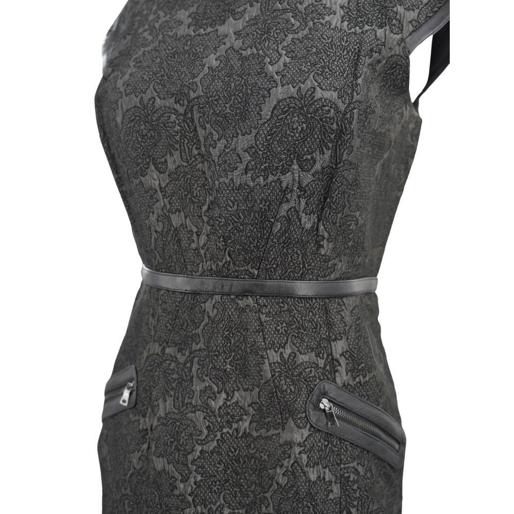 Designer Cynthia Steffe Embroidered Black Cocktail Dress Size 2 Size XS / US 0-2 / IT 36-38 - 4 Thumbnail