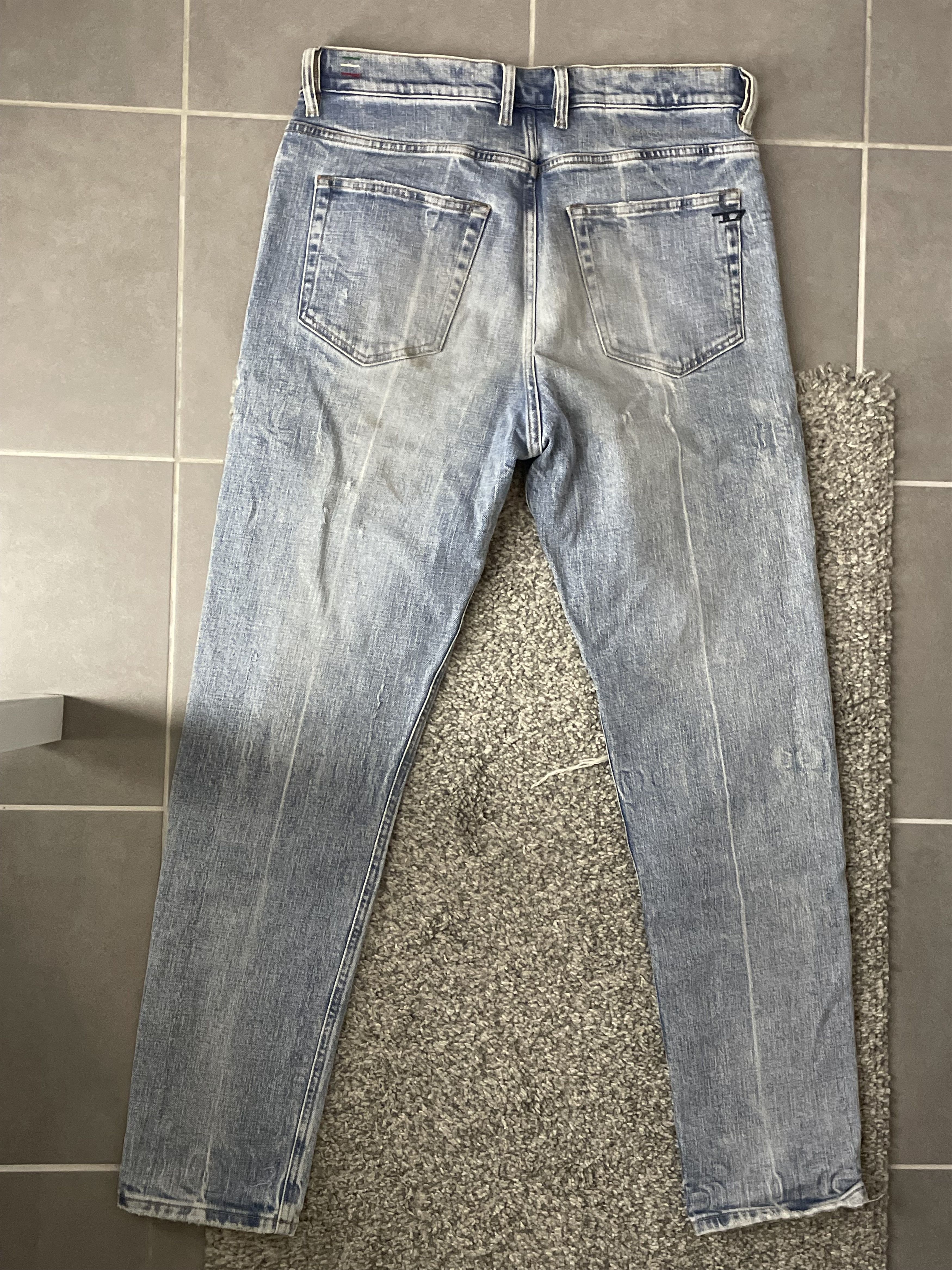Diesel Diesel D-VIDER distressed denim Size US 29 - 2 Thumbnail