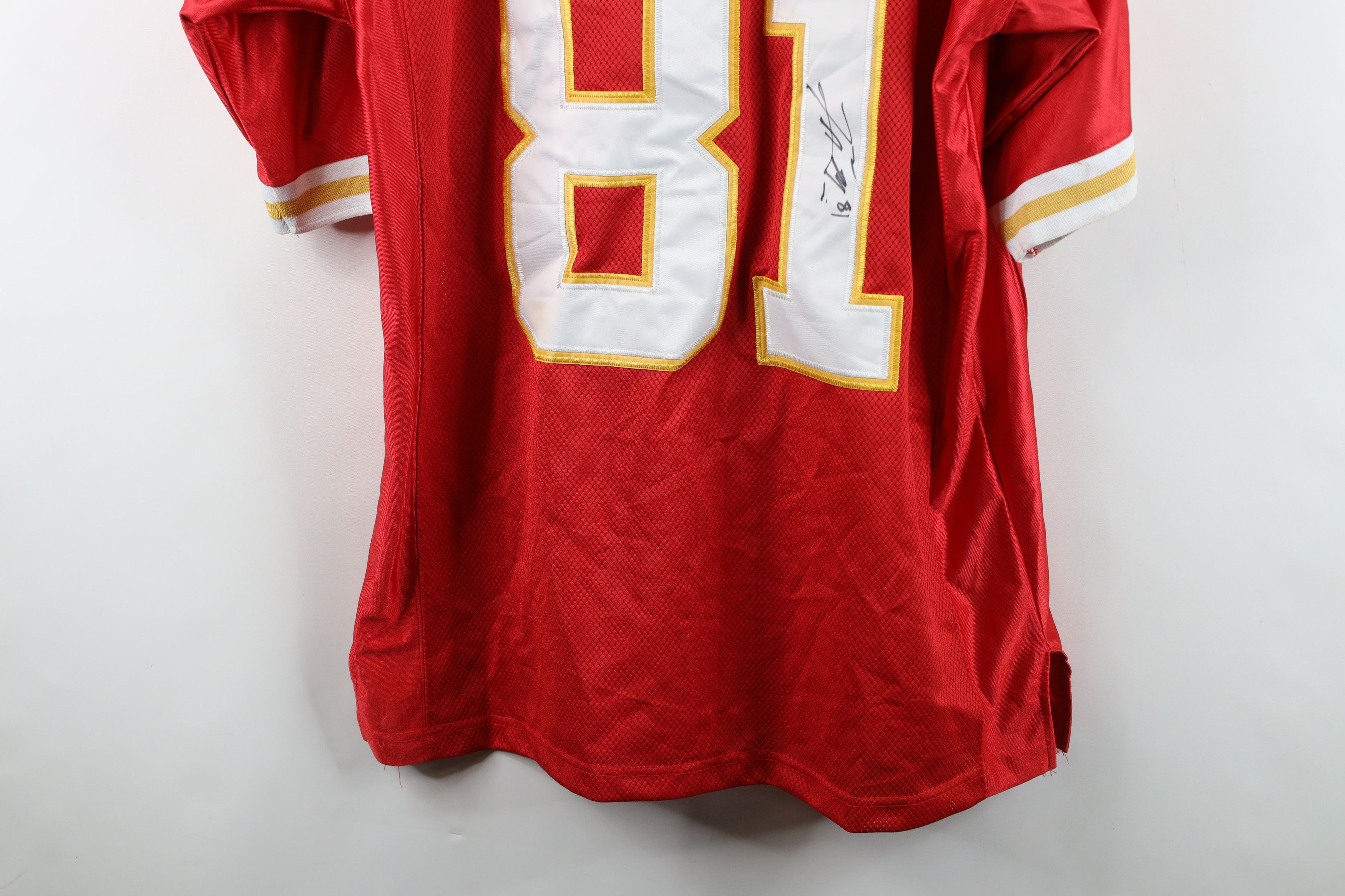 Reebok Reebok On Field Tony Moeaki Autographed Kansas City Jersey Size US XXL / EU 58 / 5 - 16 Thumbnail