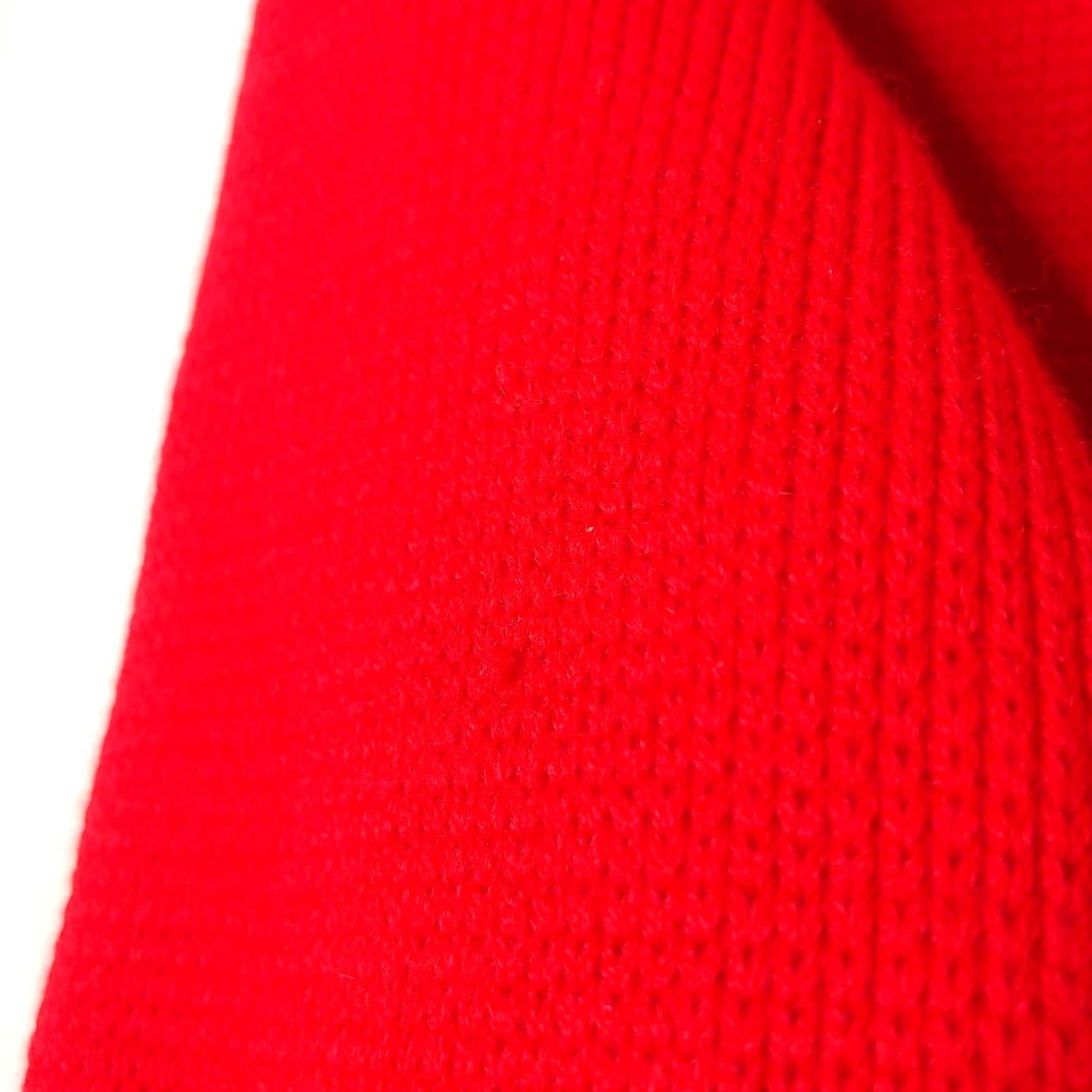 Vintage VINTAGE LeRoy Knitwear Cardigan Sweater S Red Virgin Wool Cardigan V Neck Button Size S / US 4 / IT 40 - 8 Thumbnail