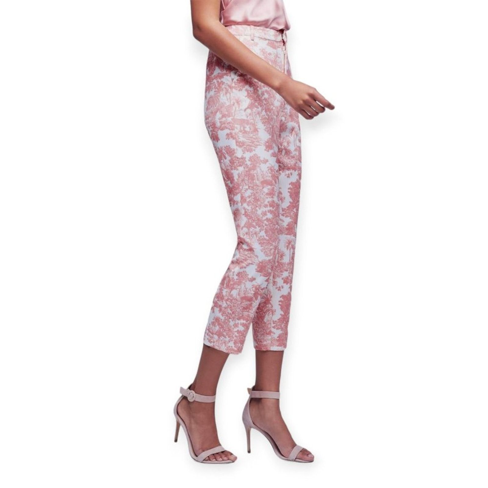 L'AGENCE L'Agence Ludivine Rose Floral Trouser Size 4 Cropped Size 27" / US 4 / IT 40 - 13 Thumbnail