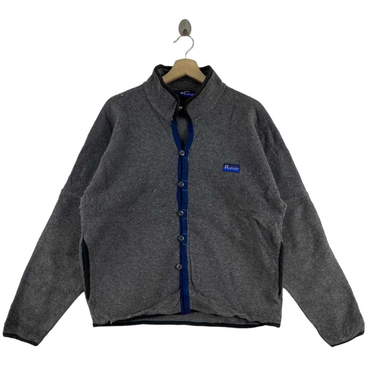 Polartec PENFIELD USA POLARTEC Button Outdoor Grey Fleece Sweatshirt Size US M / EU 48-50 / 2 - 1 Thumbnail