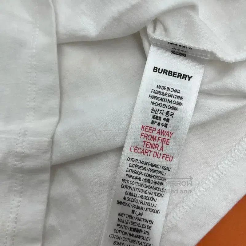 Burberry Burberry Limited White Cotton Men's T-Shirt. Size US S / EU 44-46 / 1 - 5 Thumbnail