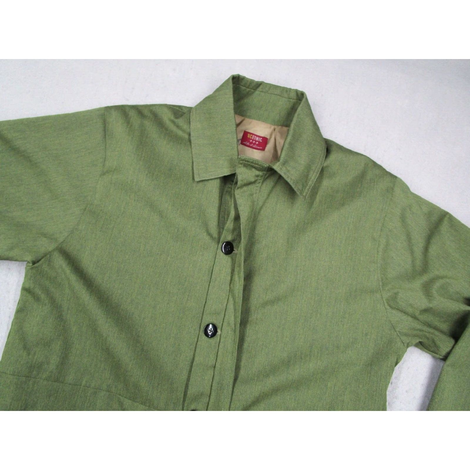 Etro Vintage BC Ethic Jacket Mens Large Green Button Up Overcoat Retro Streetwear 90s Size US L / EU 52-54 / 3 - 5 Thumbnail