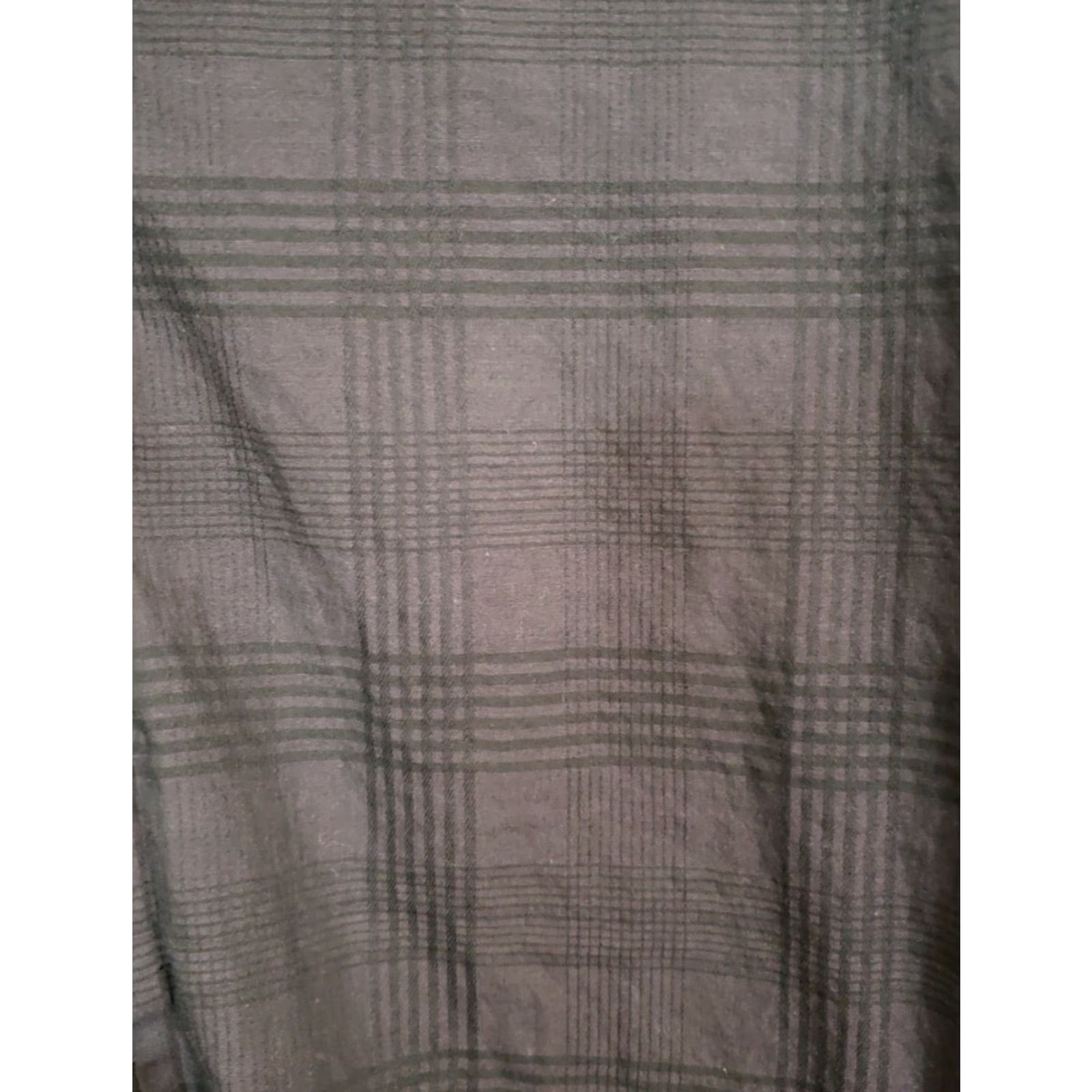 Vintage VINTAGE Blue Shirt Warm Soft Elongated Dark Checkered Fashionable Cotton XL Size US XL / EU 56 / 4 - 4 Thumbnail