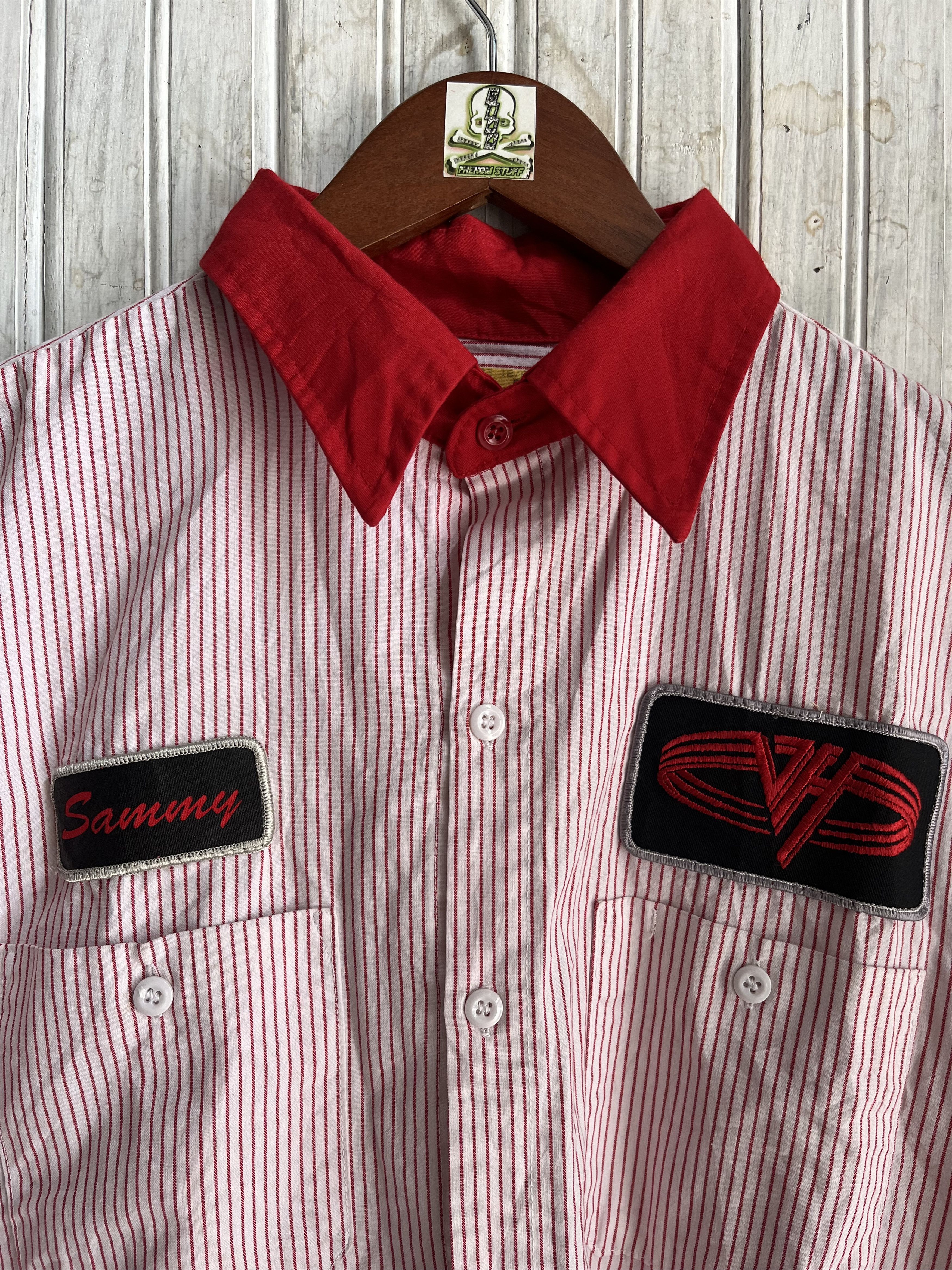 Vintage Vtg Workshirt Van Halen Sammy Hagar Size US L / EU 52-54 / 3 - 2 Thumbnail