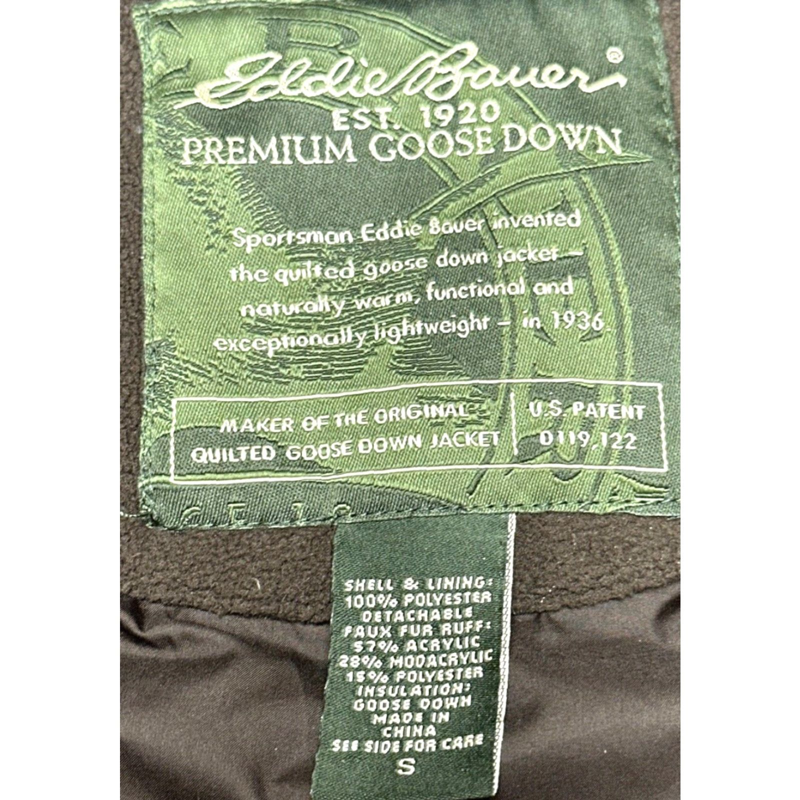 Eddie Bauer VINTAGE Eddie Bauer Womens Sm Parka Coat Down Faux Fur Brown Hooded Long Length Regular Womens Regular Size S Adults Size S / US 4 / IT 40 - 4 Thumbnail