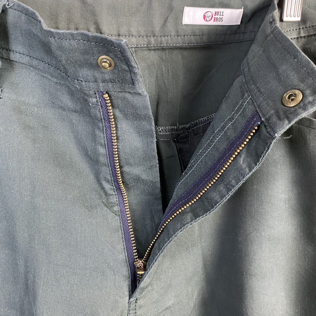 Japanese Brand DL Bull Bros Green Cargo Multipocket Pants #C901 Size US 32 / EU 48 - 13 Thumbnail