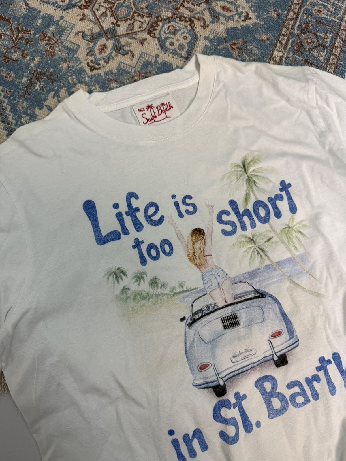 MC2 Saint Barth Mc2 Saint Barth “Life is too Short” T-shirt Size US S / EU 44-46 / 1 - 5 Thumbnail