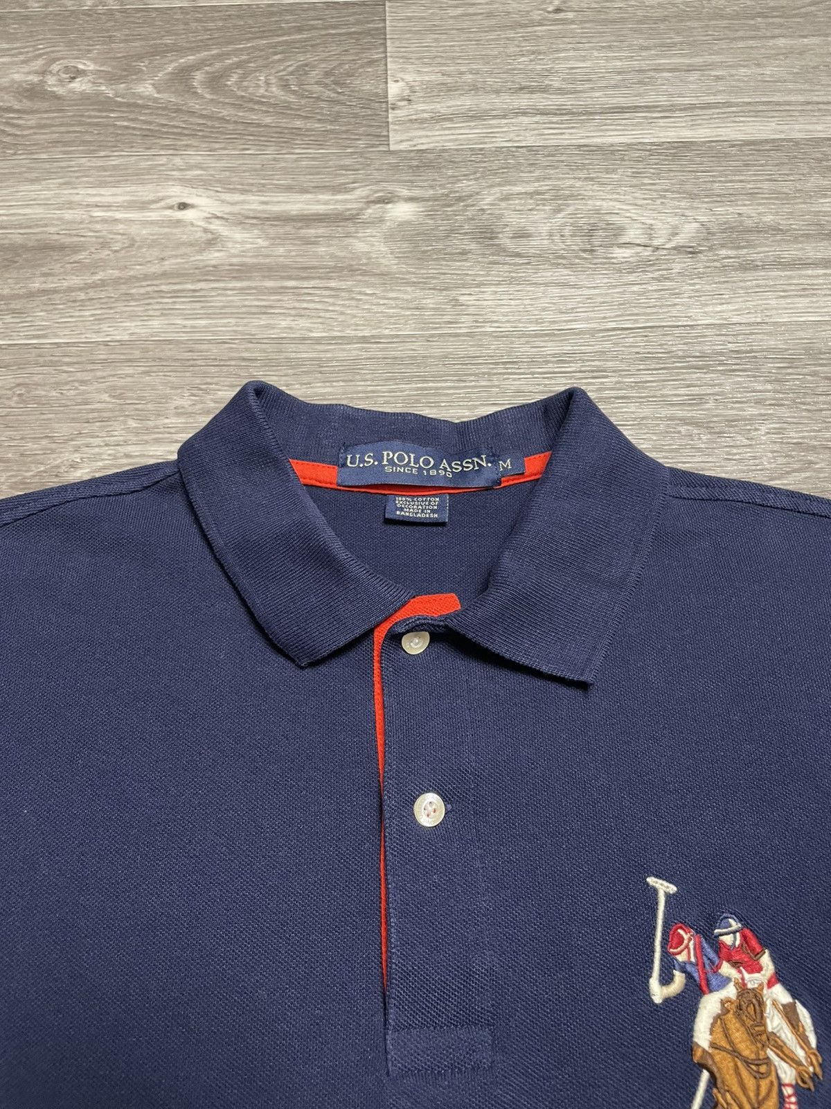 U.S. Polo Assn. Vintage US Polo Assn By Ralph Lauren Big Pony Polo Shirt Size US M / EU 48-50 / 2 - 6 Thumbnail