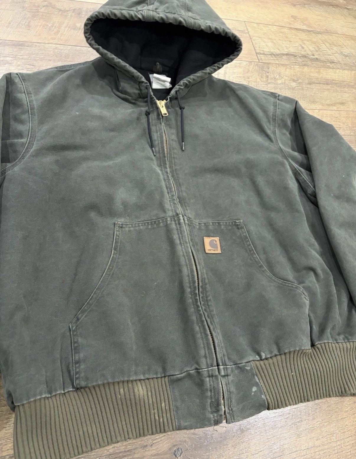 Carhartt Vintage Carhartt J130 Active Jacket MOS Green XXL Canvas Y2k Size US XXL / EU 58 / 5 - 4 Thumbnail