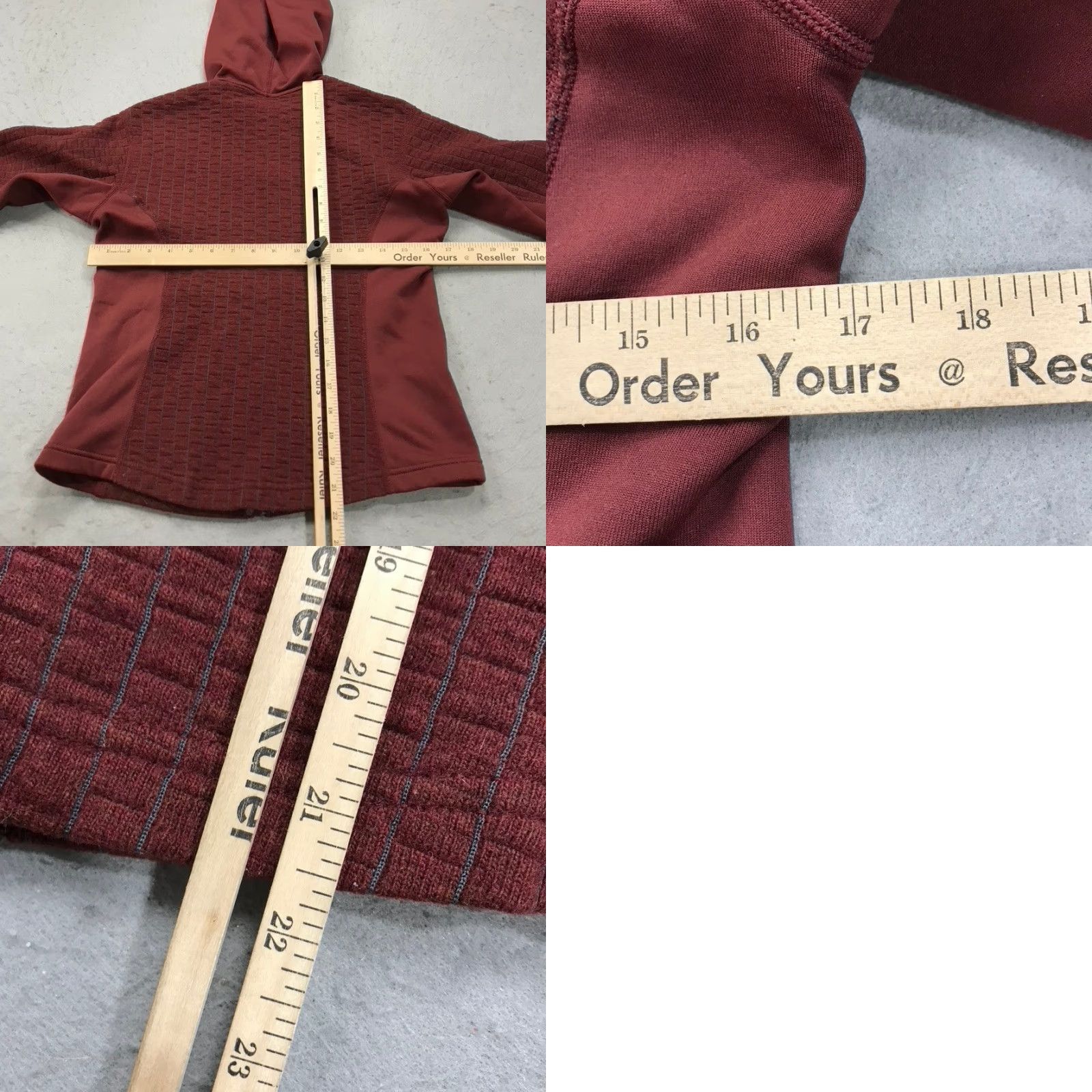 Patagonia Patagonia Jacket Womens Small Red Maroon Washboard Hooded Full Zip Wool Hiking Size S / US 4 / IT 40 - 8 Thumbnail