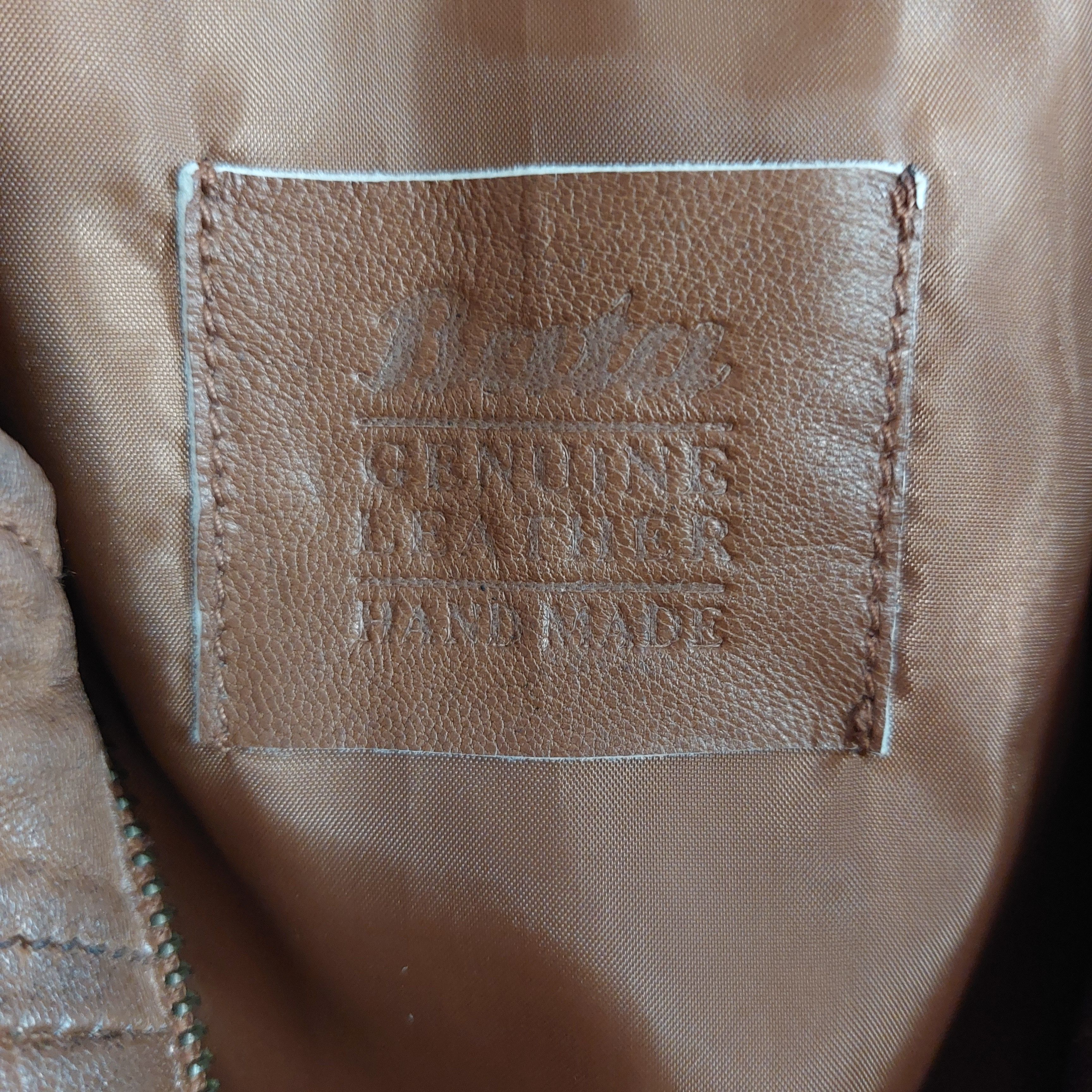 Bata Bata Genuine Leather Jacket L – Made in Italy Size US L / EU 52-54 / 3 - 2 Thumbnail
