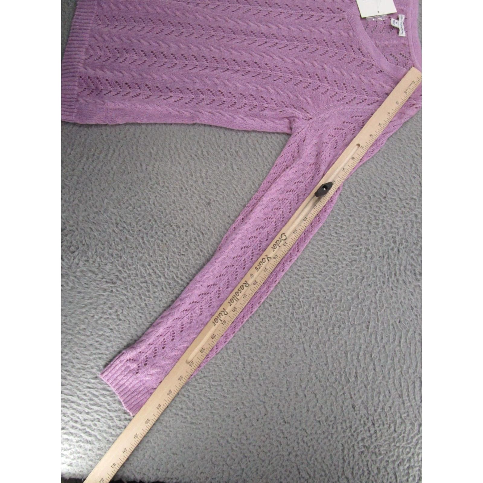 Barrow Croft and Barrow Women's Lightweight Lavender Purple Knit Sweater Size M NEW Size M / US 6-8 / IT 42-44 - 7 Thumbnail