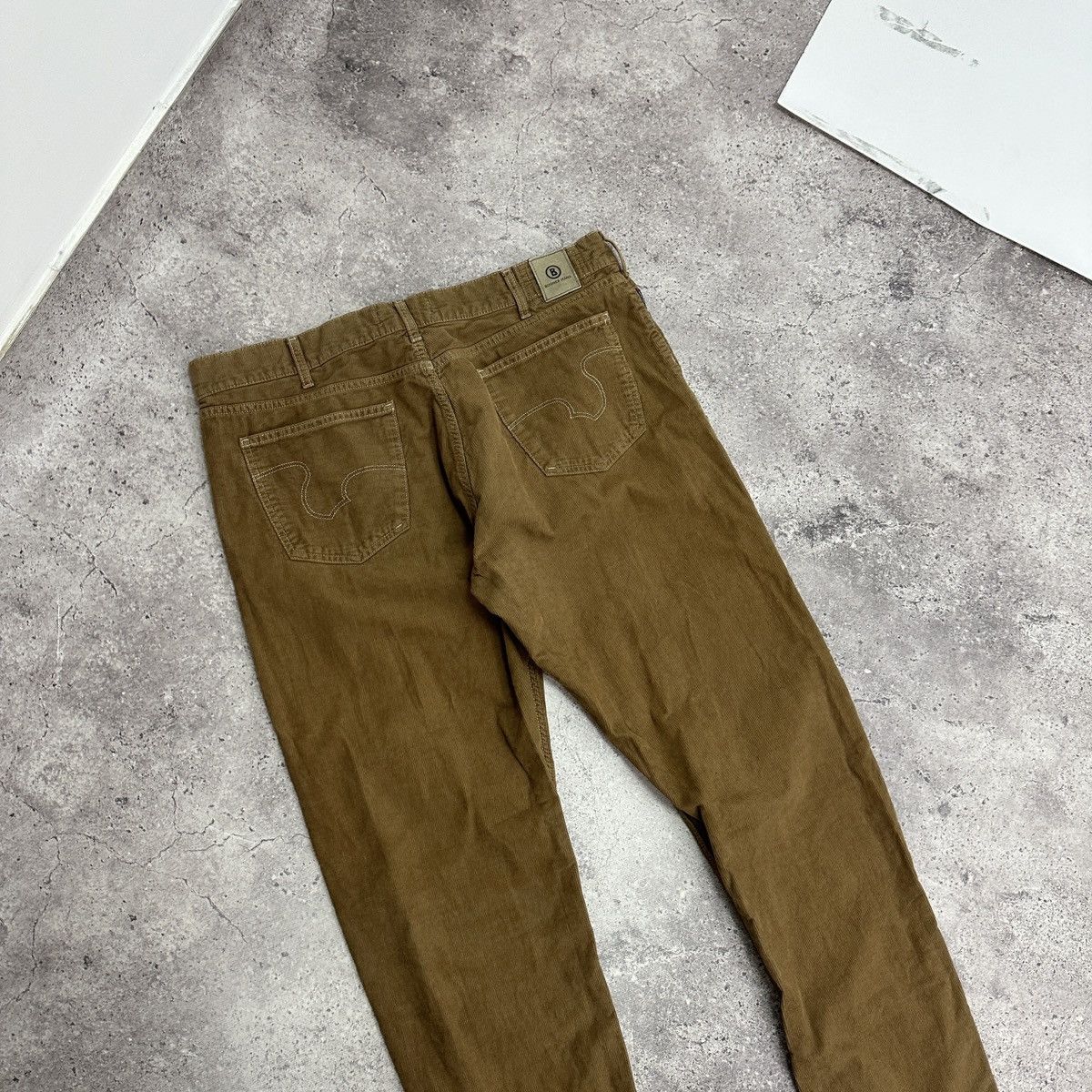 Vintage Vintage 00s Bogner Big Boy Corduroy Jeans straight 40x34 y2k Size US 40 / EU 56 - 6 Thumbnail