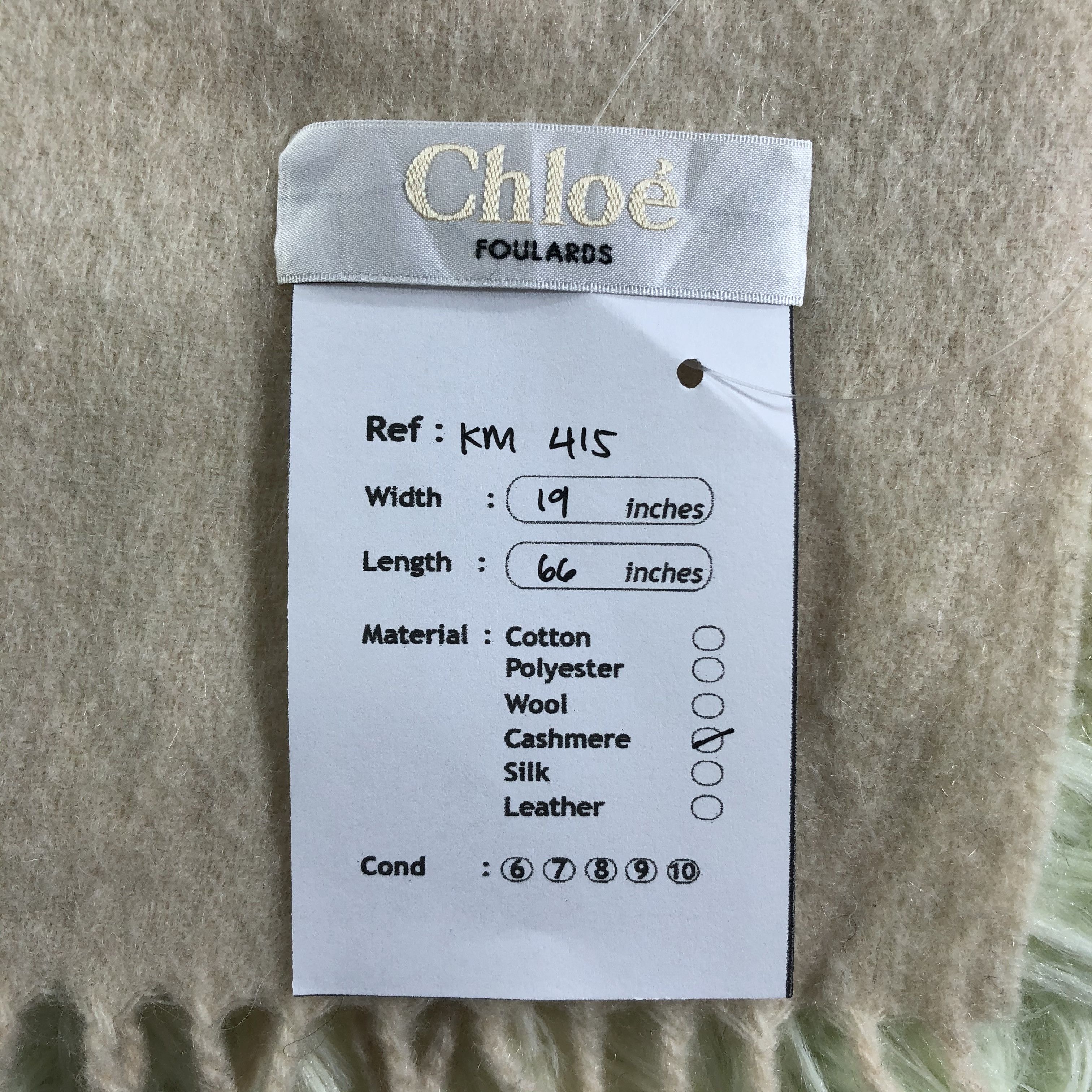 Vintage Chloe Scarf / Muffler / Neckwear - KM415 Size ONE SIZE - 8 Thumbnail