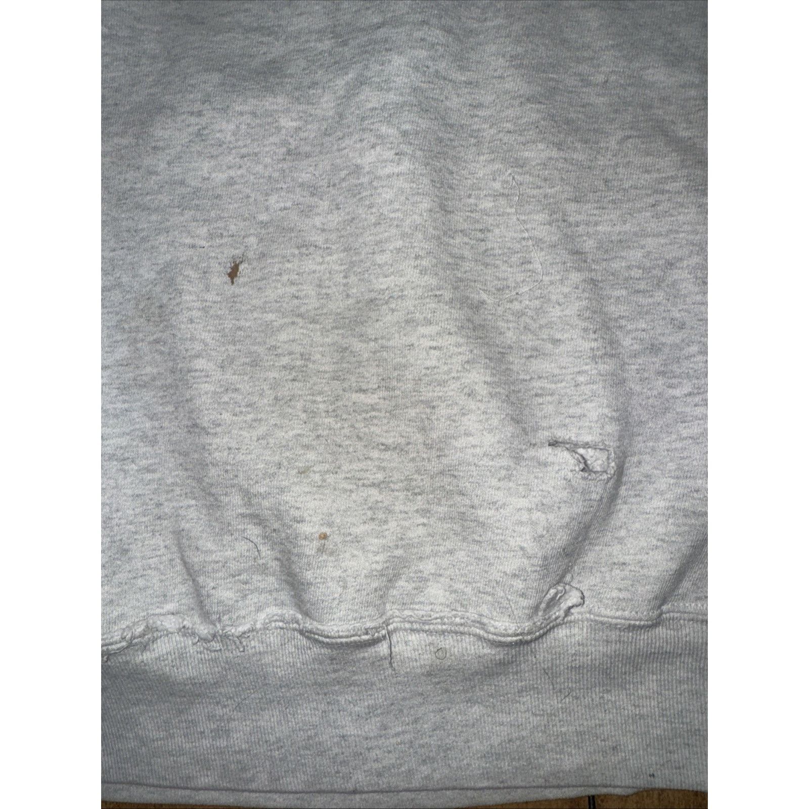 Vintage Georgetown Hoyas Pullover Hoodie Gray Distressed XL 22x25 Size US XL / EU 56 / 4 - 3 Thumbnail