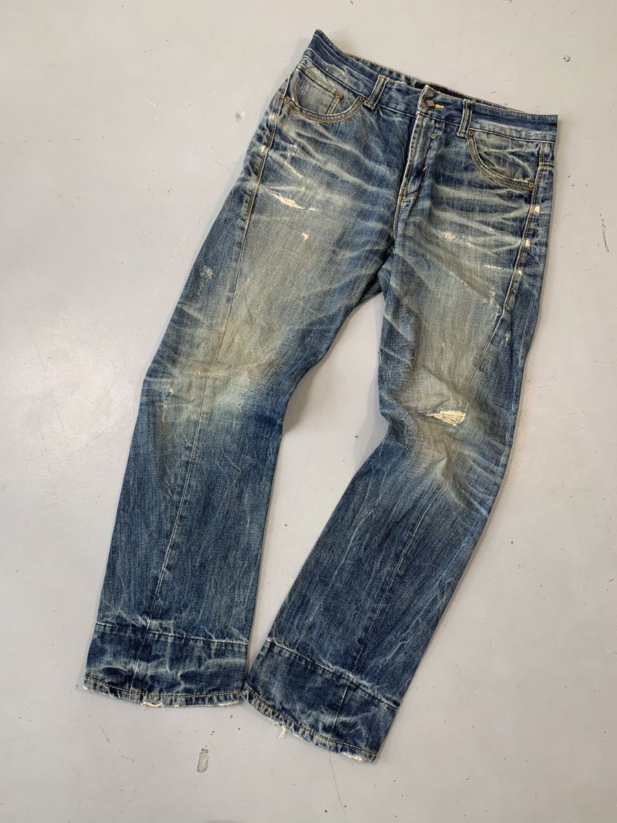 Japanese Brand Vintage Evisu inspired denim Size US 34 / EU 50 - 2 Thumbnail