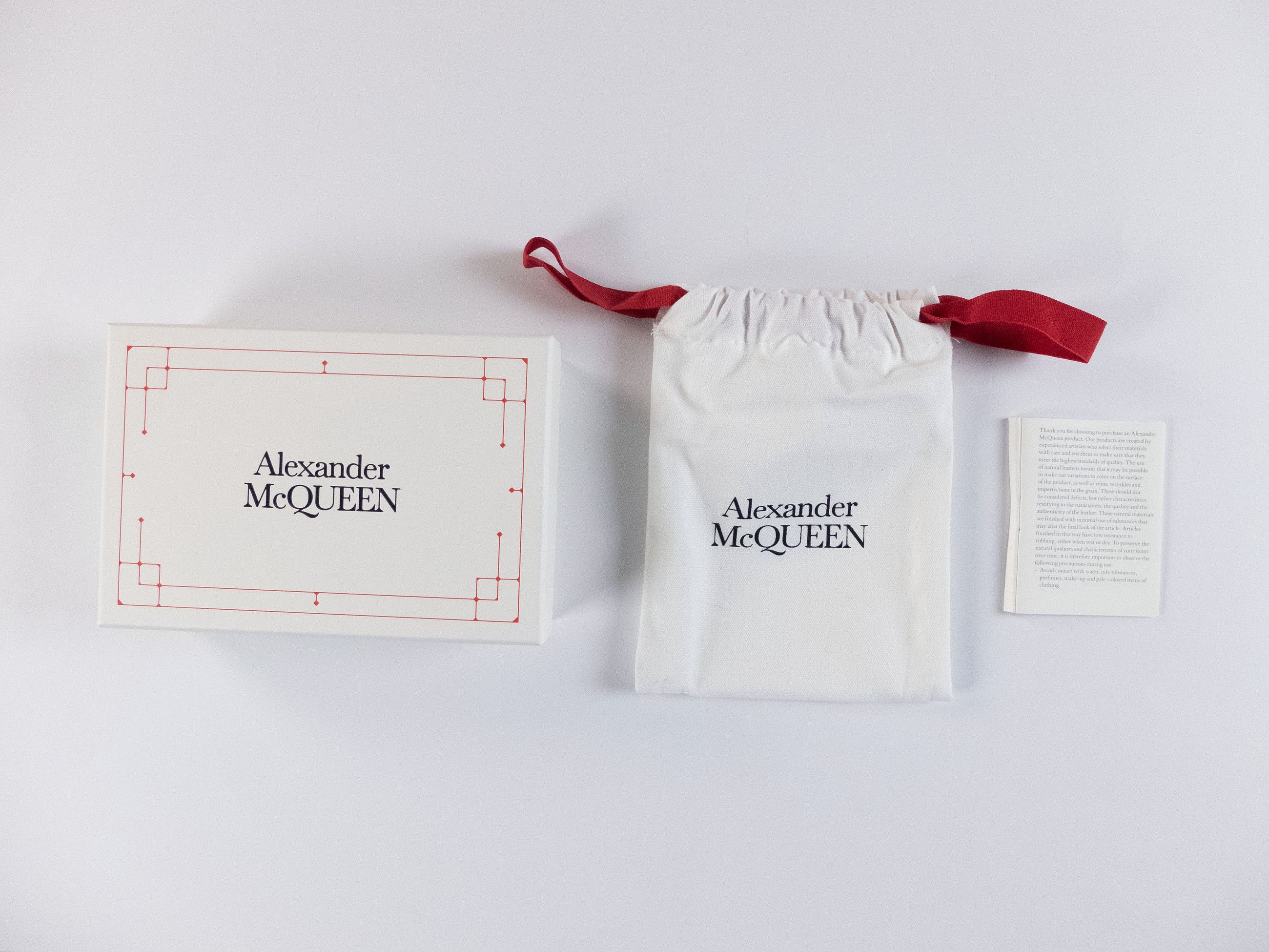 Alexander McQueen ALEXANDER MCQUEEN Harness black & blue leather wallet q Size ONE SIZE - 7 Thumbnail