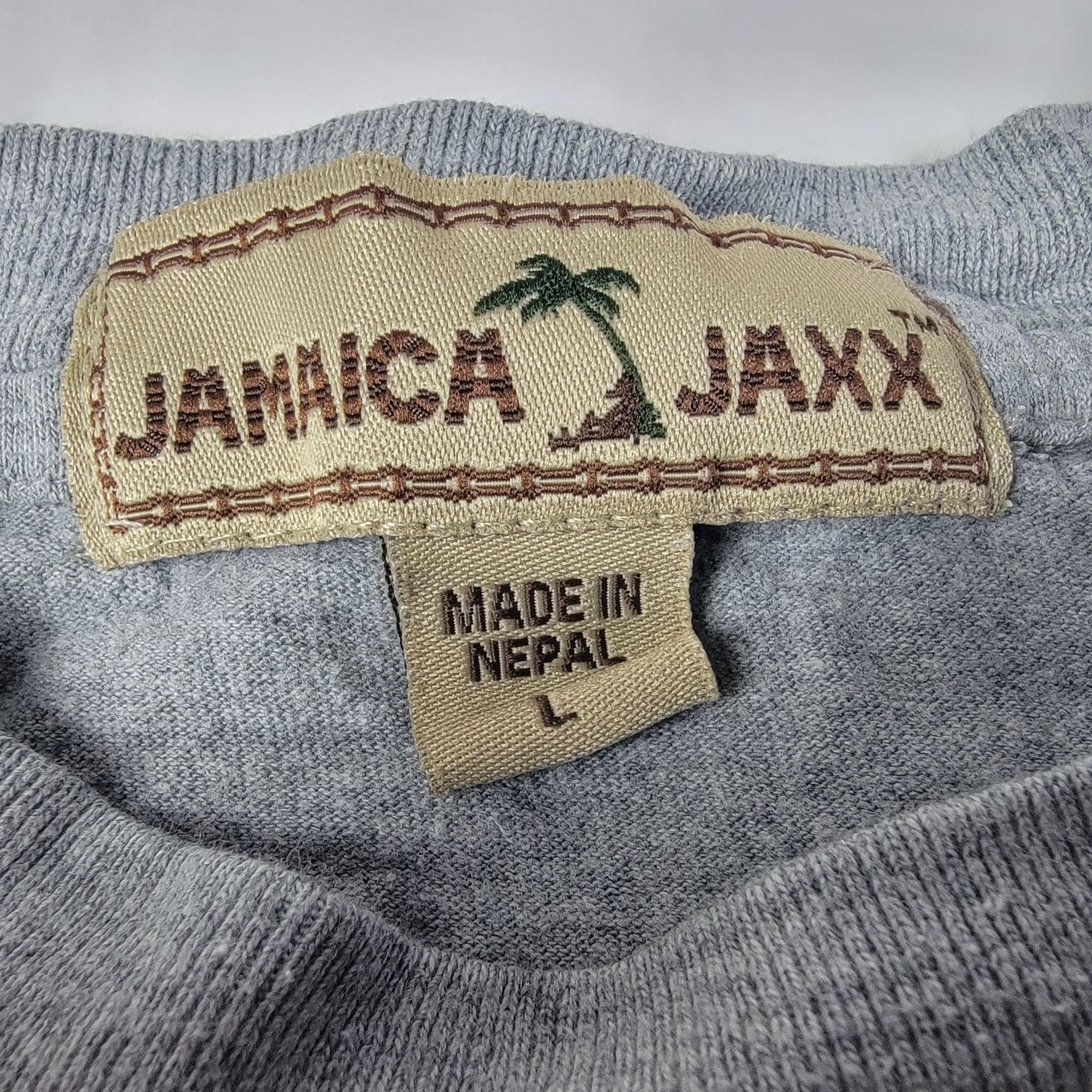Other Jamaica Jaxx Lost In Paradise Mens Large Gray Graphic T Shir Size US L / EU 52-54 / 3 - 3 Thumbnail
