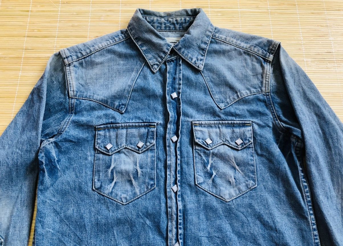 If Six Was Nine × Japanese Brand Japanese Vintage Burning Violet western pearl snap button up Size US M / EU 48-50 / 2 - 3 Thumbnail